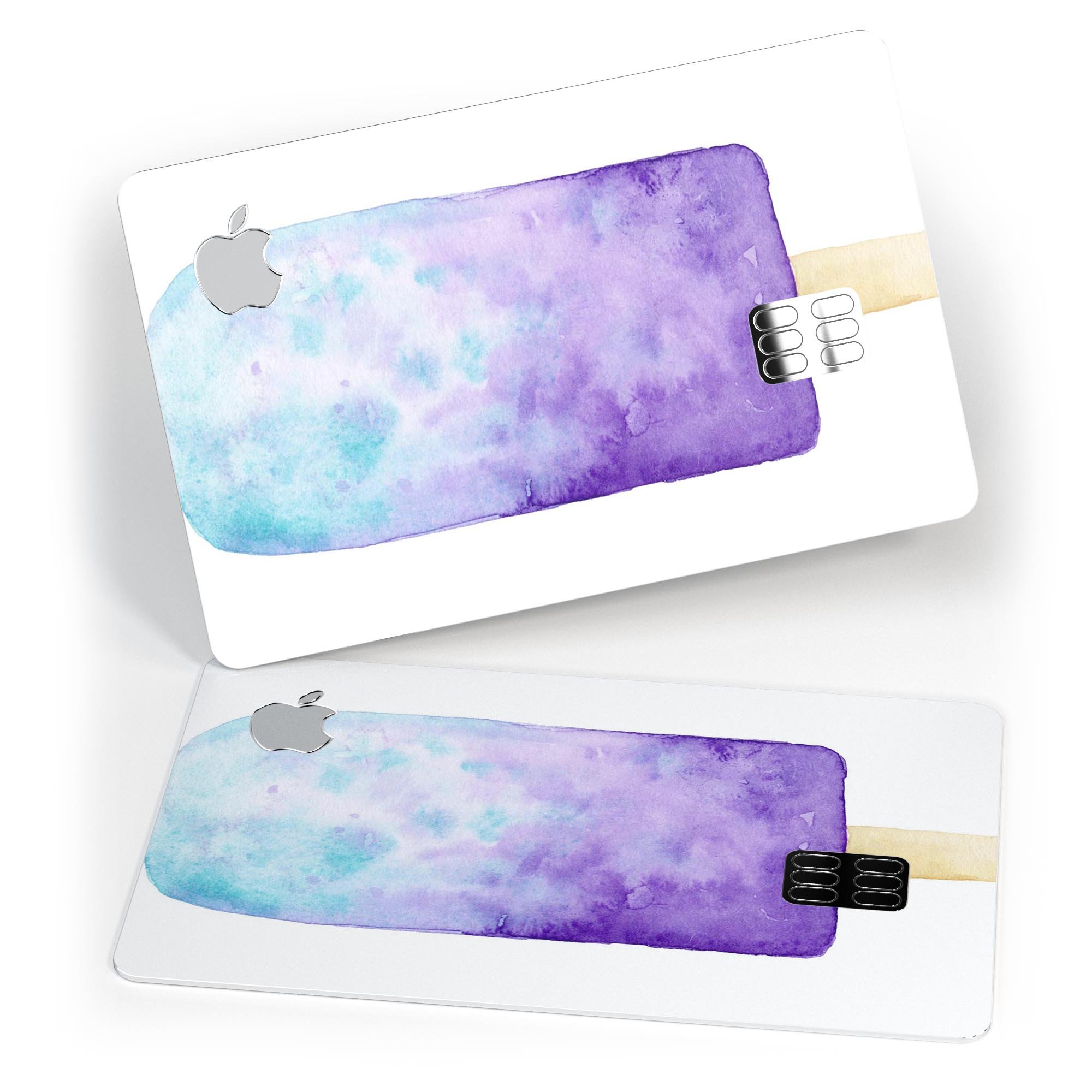 Summer Mode Ice Cream v11 decal skin-kit for Apple Card, showcasing vibrant design and premium vinyl material.