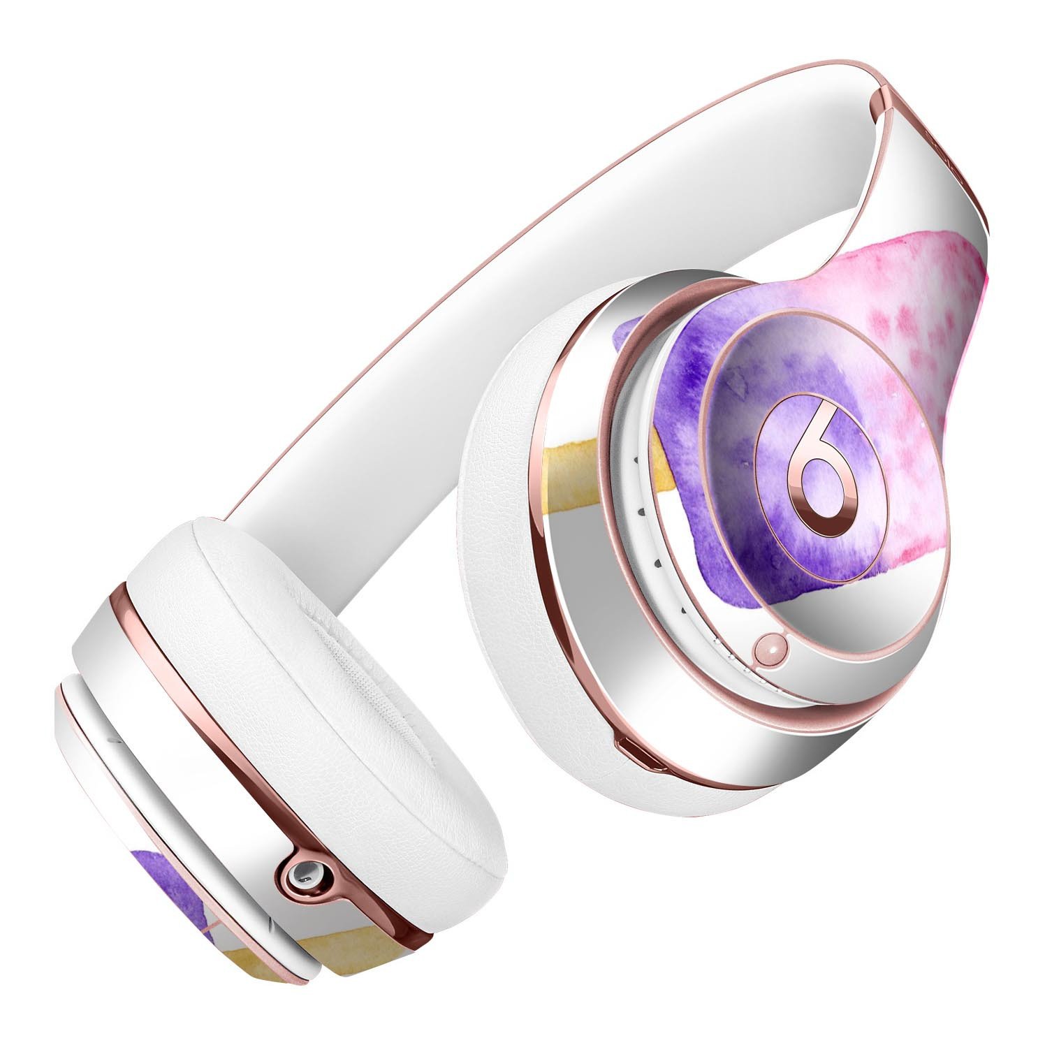 Summer Mode Ice Cream skin kit for Beats by Dre Solo 3 Wireless Headphones, showcasing vibrant design and precise fit.