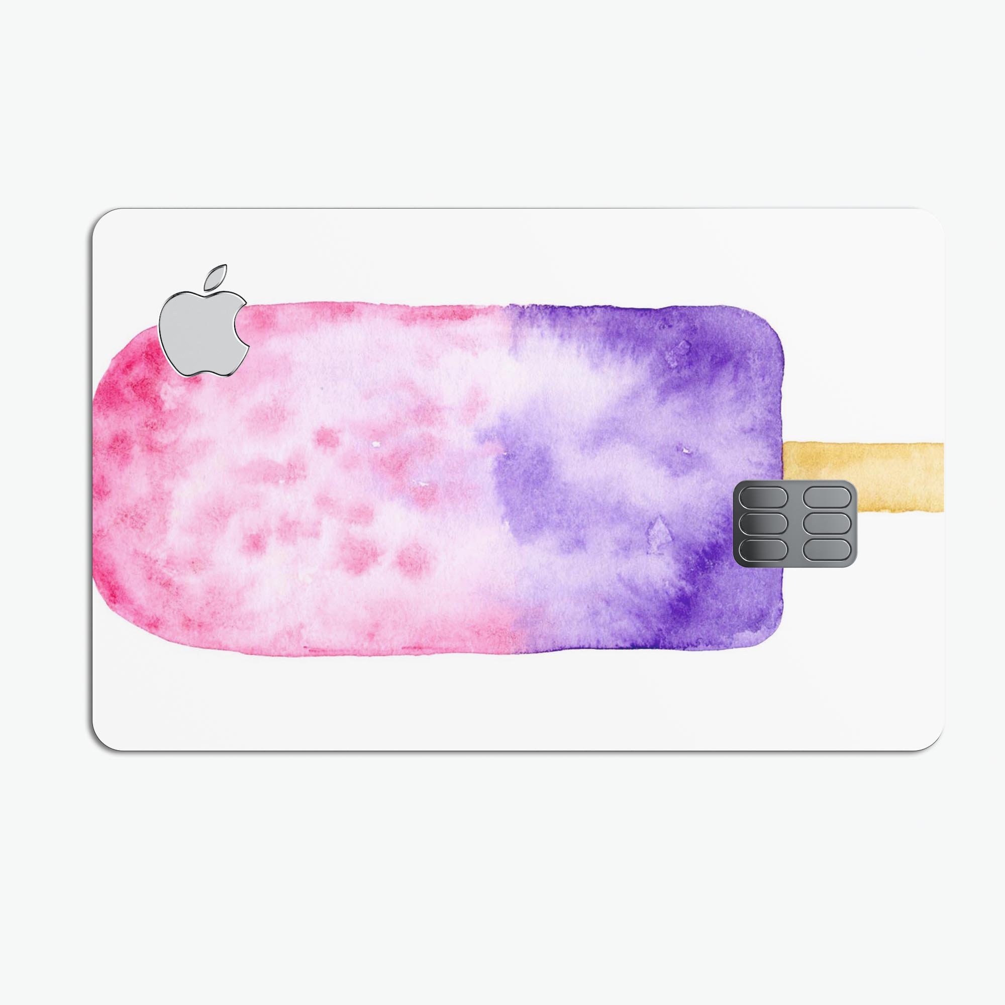 Summer Mode Ice Cream v10 decal skin-kit for Apple Card, showcasing premium vinyl design and finishes.