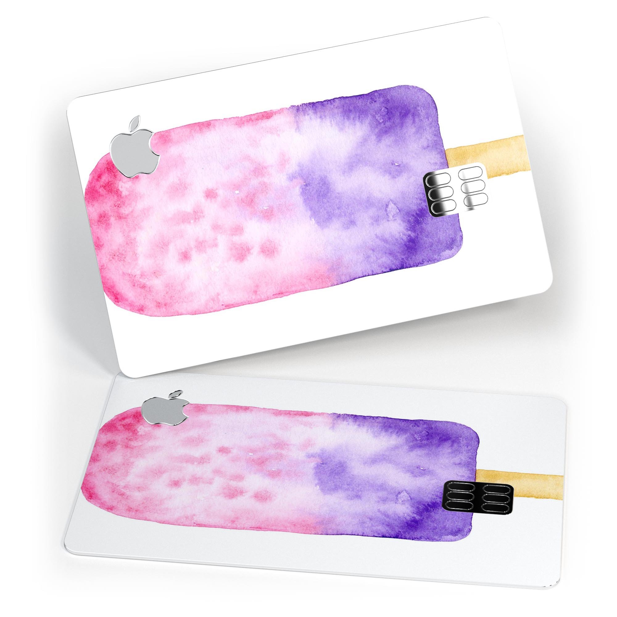 Summer Mode Ice Cream v10 decal skin-kit for Apple Card, showcasing premium vinyl design and finishes.