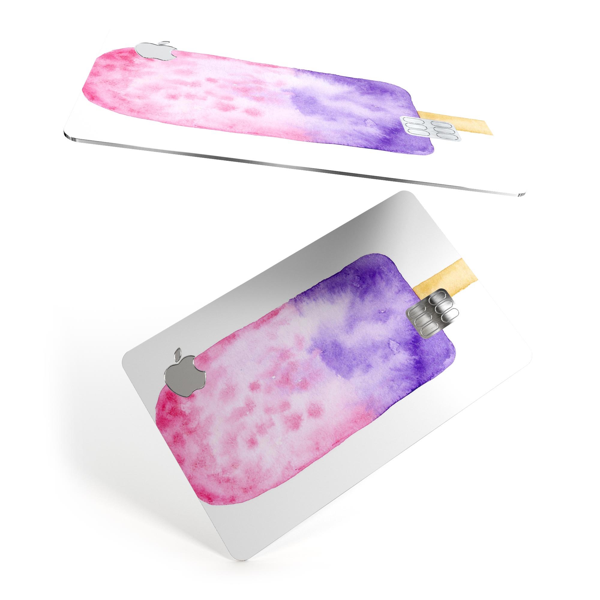 Summer Mode Ice Cream v10 decal skin-kit for Apple Card, showcasing premium vinyl design and finishes.