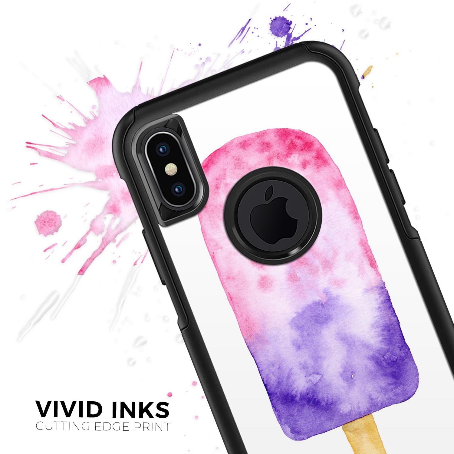 Summer Mode Ice Cream v10 Skin Kit for iPhone OtterBox Cases featuring a vibrant ice cream design.