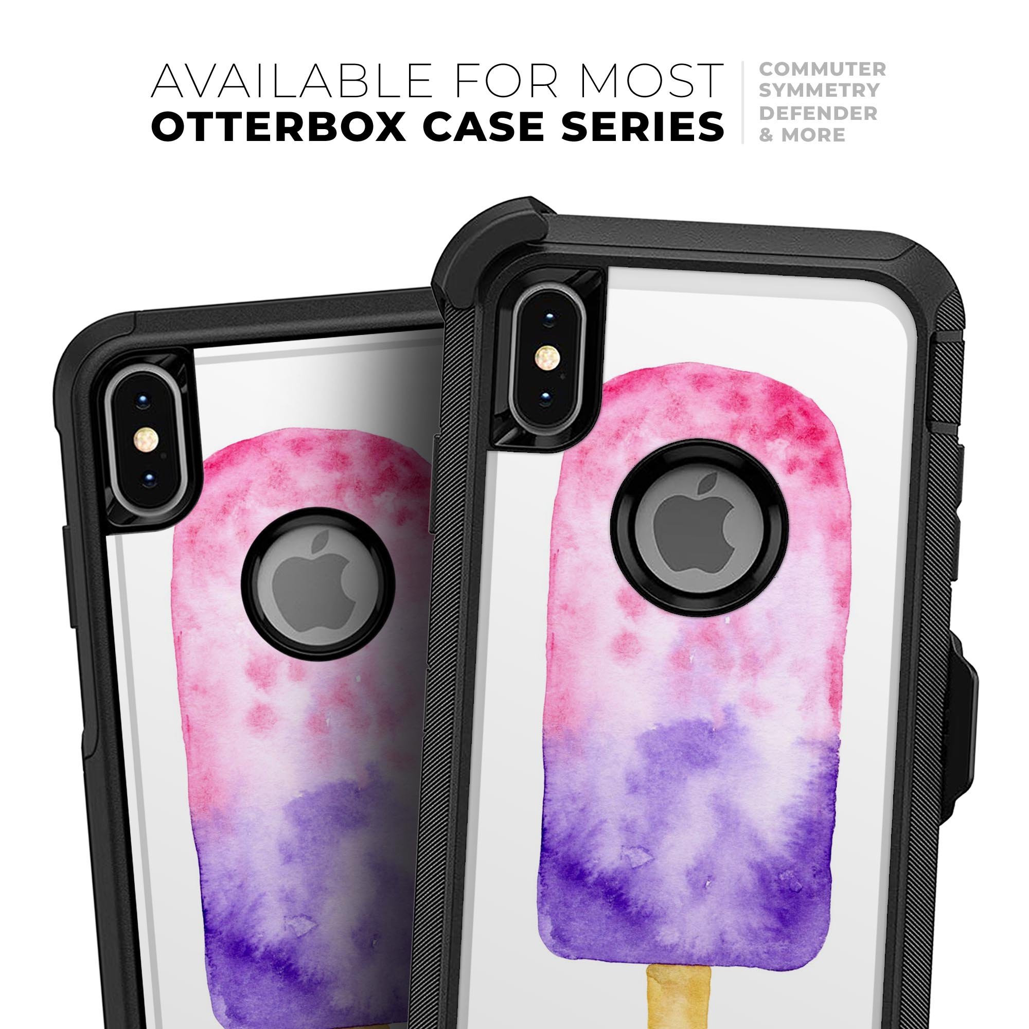 Summer Mode Ice Cream v10 Skin Kit for iPhone OtterBox Cases featuring a vibrant ice cream design.