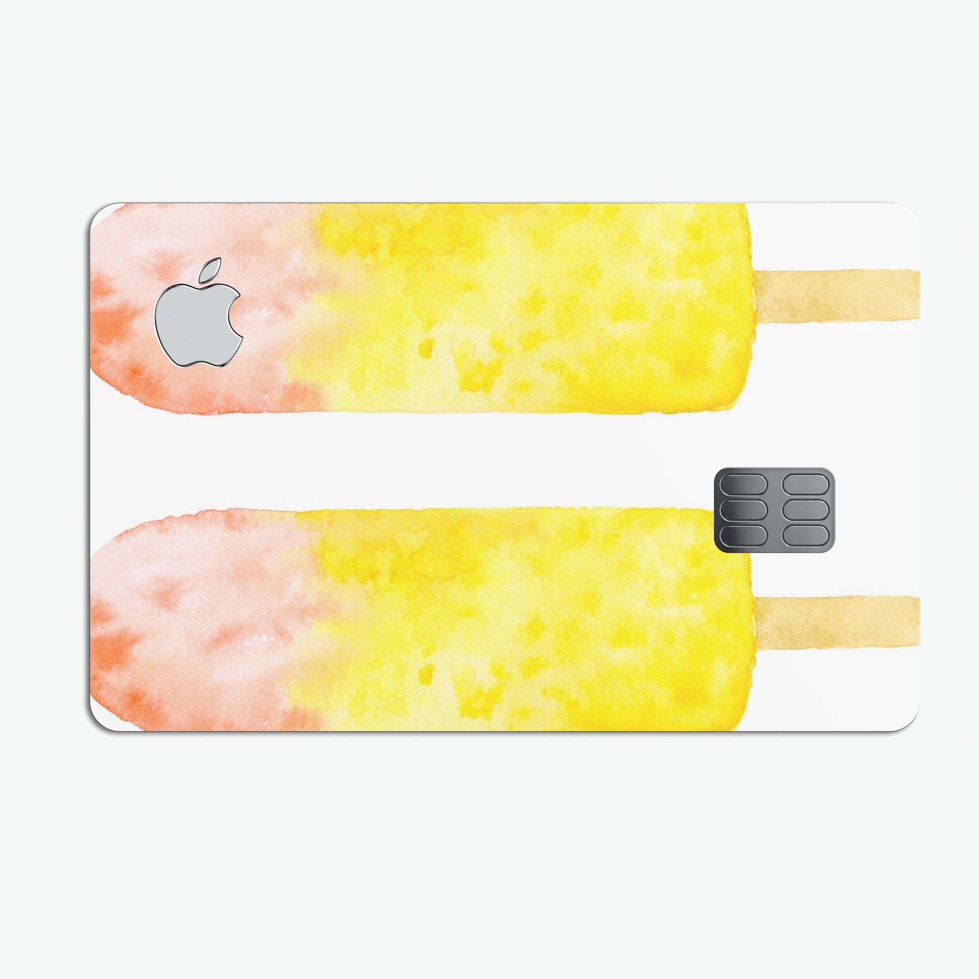 Summer Mode Ice Cream v12 decal skin-kit for Apple Card, showcasing vibrant design and premium vinyl material.