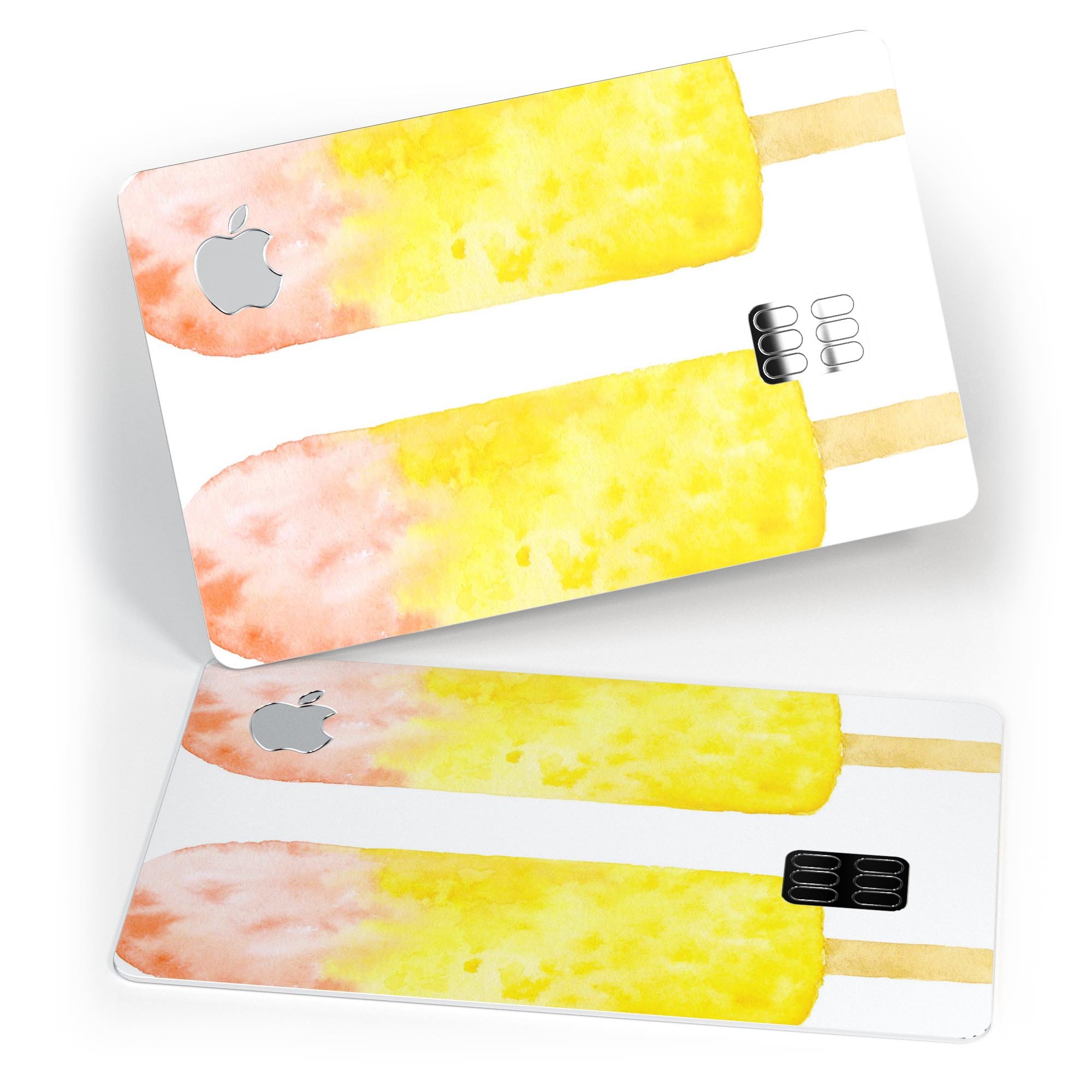 Summer Mode Ice Cream v12 decal skin-kit for Apple Card, showcasing vibrant design and premium vinyl material.