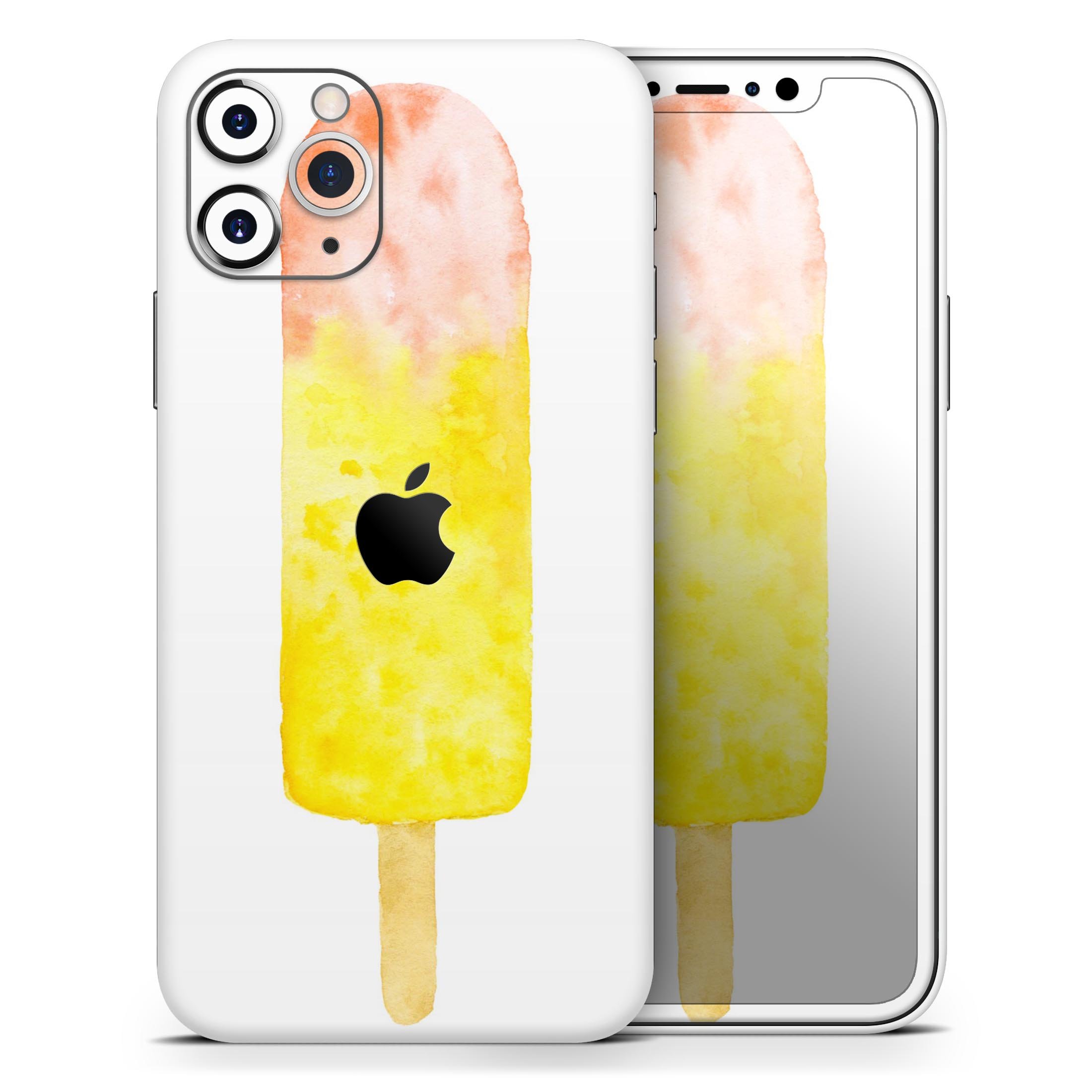 Summer Mode Ice Cream Skin-Kit for Apple iPhone, showcasing vibrant colors and stylish design.