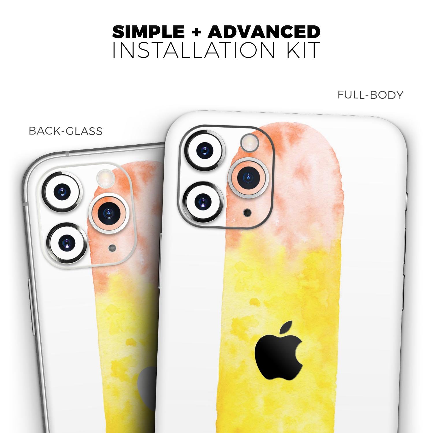 Summer Mode Ice Cream Skin-Kit for Apple iPhone, showcasing vibrant colors and stylish design.