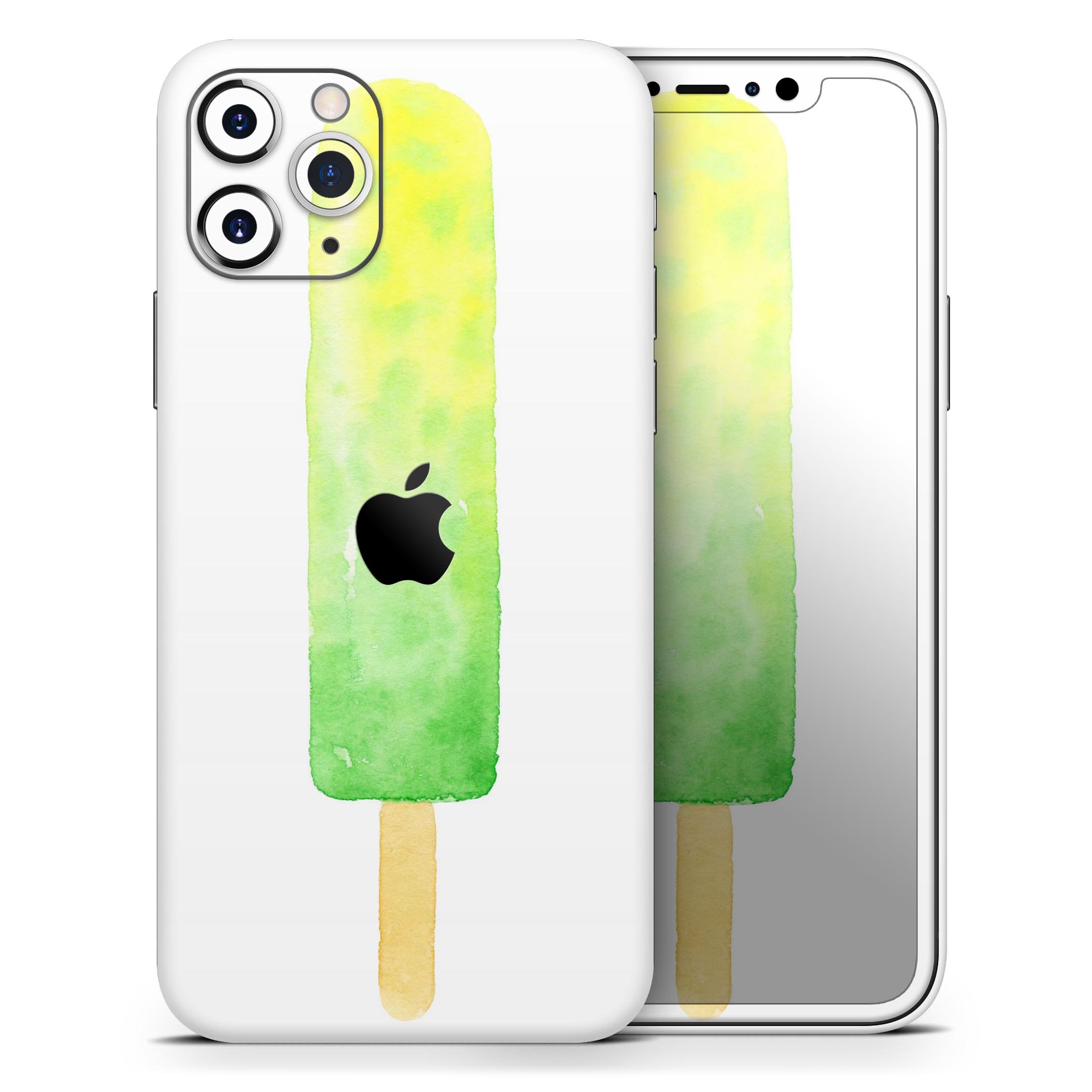 Summer Mode Ice Cream Skin-Kit for Apple iPhone, showcasing vibrant colors and a sleek design.