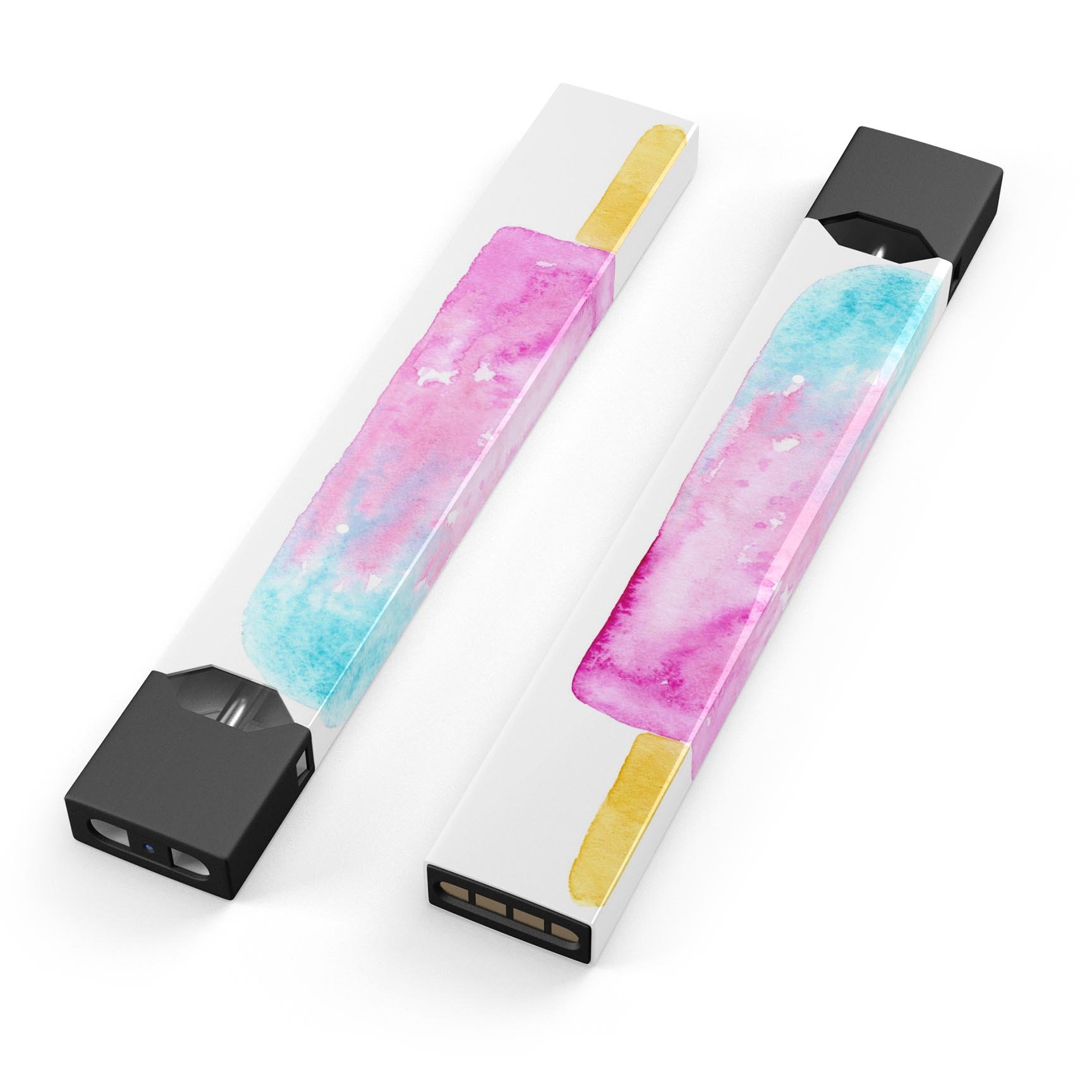 Summer Mode Ice Cream v14 premium decal skin for JUUL vaping device, featuring vibrant colors and a protective design.