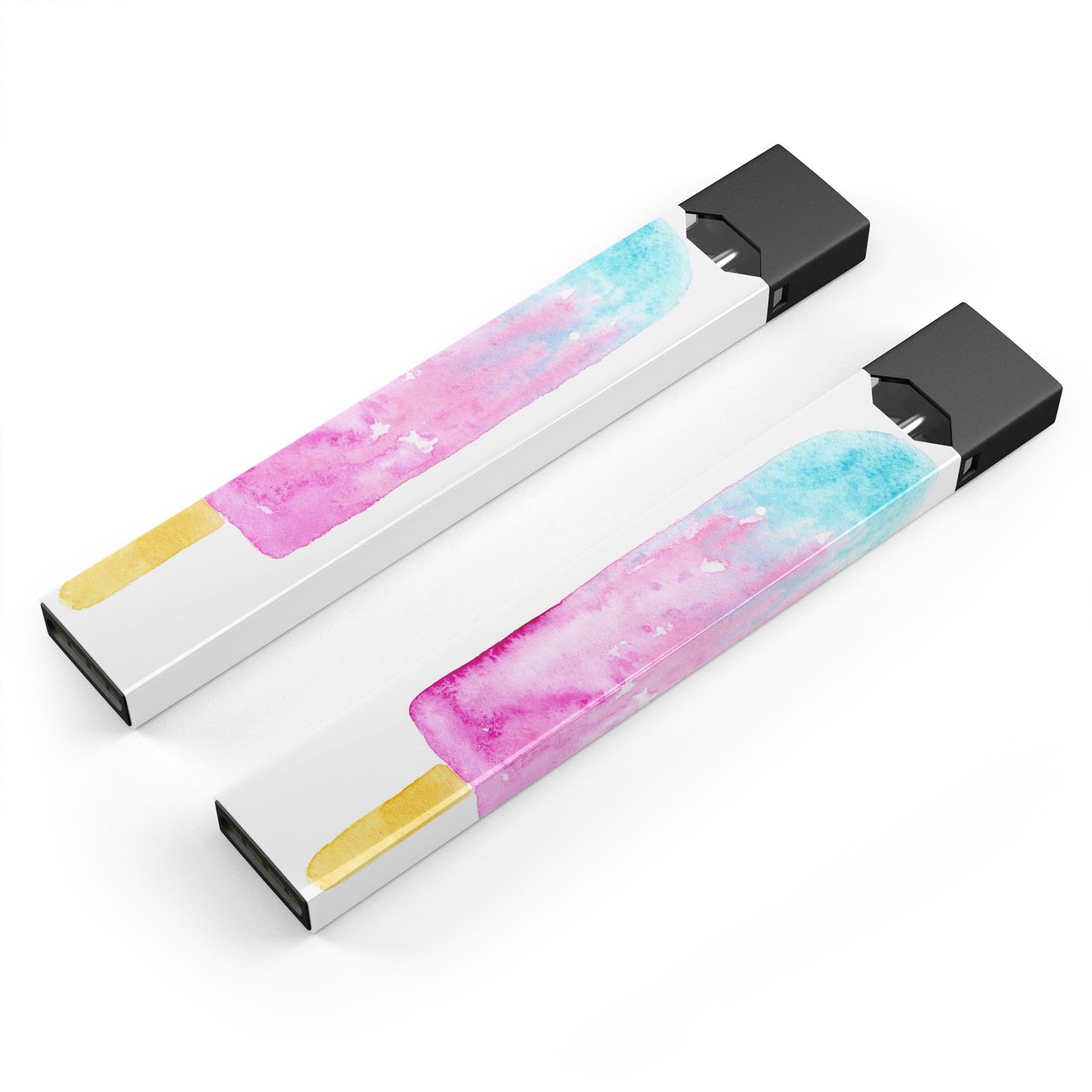 Summer Mode Ice Cream v14 premium decal skin for JUUL vaping device, featuring vibrant colors and a protective design.