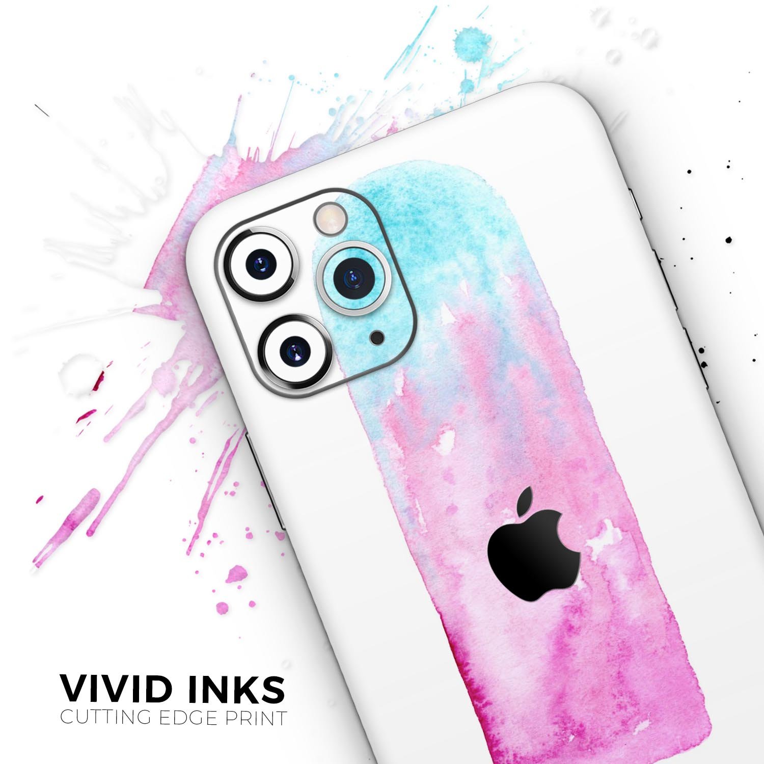 Summer Mode Ice Cream skin for Apple iPhone, featuring a vibrant design and premium vinyl material.