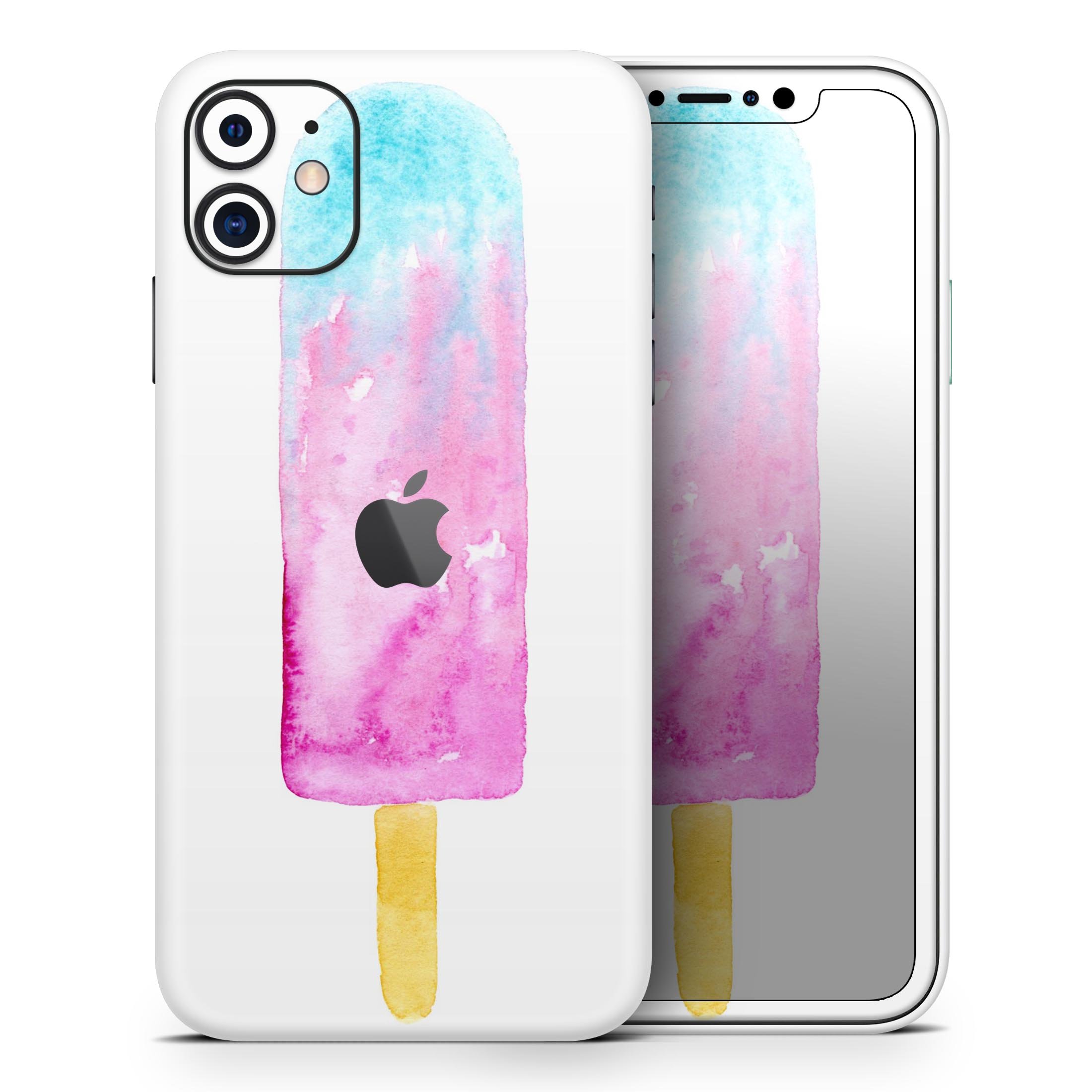 Summer Mode Ice Cream skin for Apple iPhone, featuring a vibrant design and premium vinyl material.