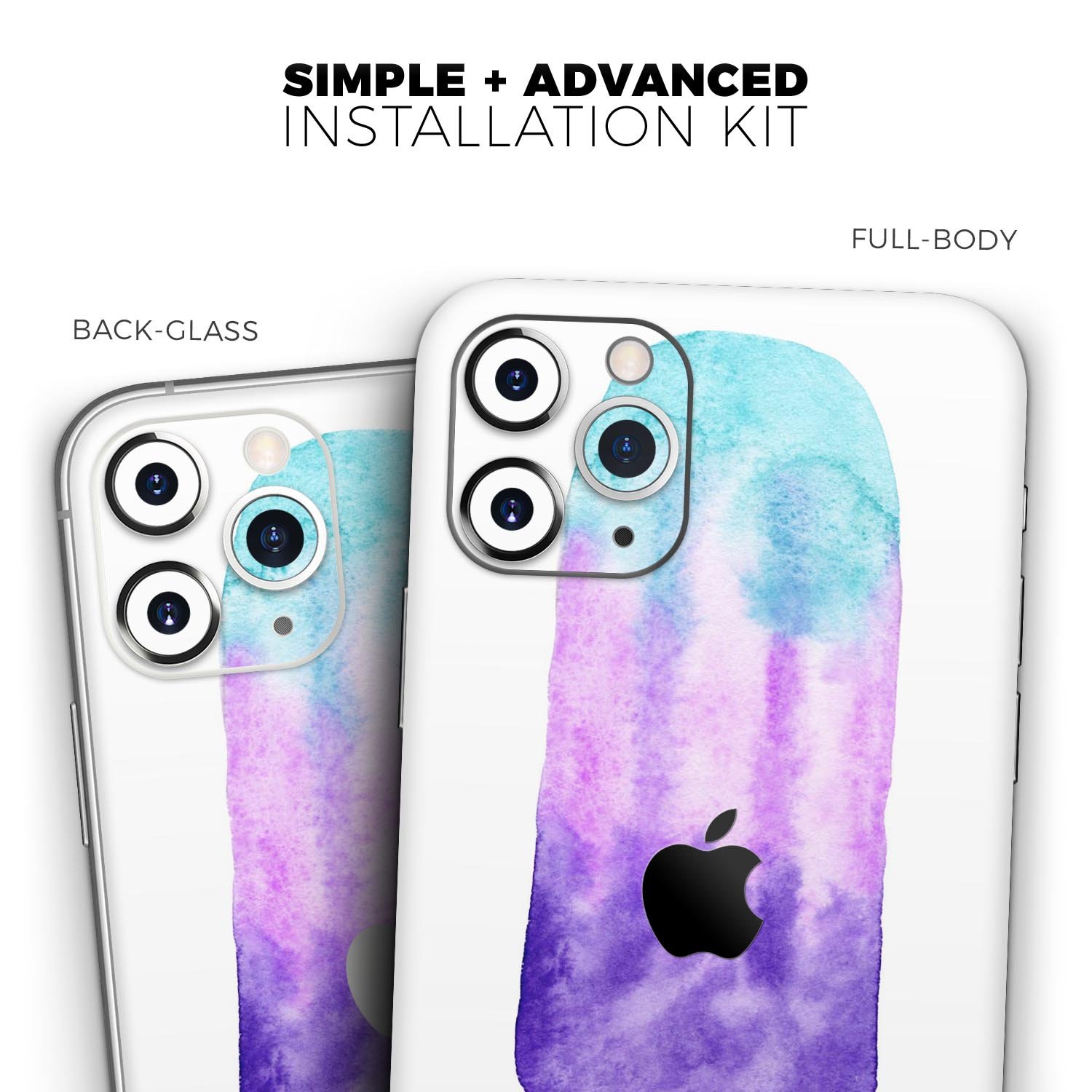 Summer Mode Ice Cream Skin-Kit for Apple iPhone, featuring vibrant colors and a sleek design, perfect for personalizing your device.