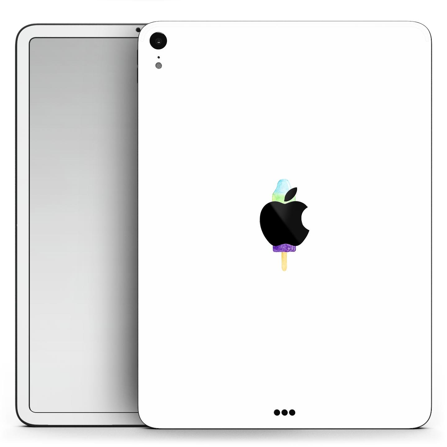 Summer Mode Ice Cream v5 skin decal for Apple iPad Pro, showcasing vibrant colors and a fun design.