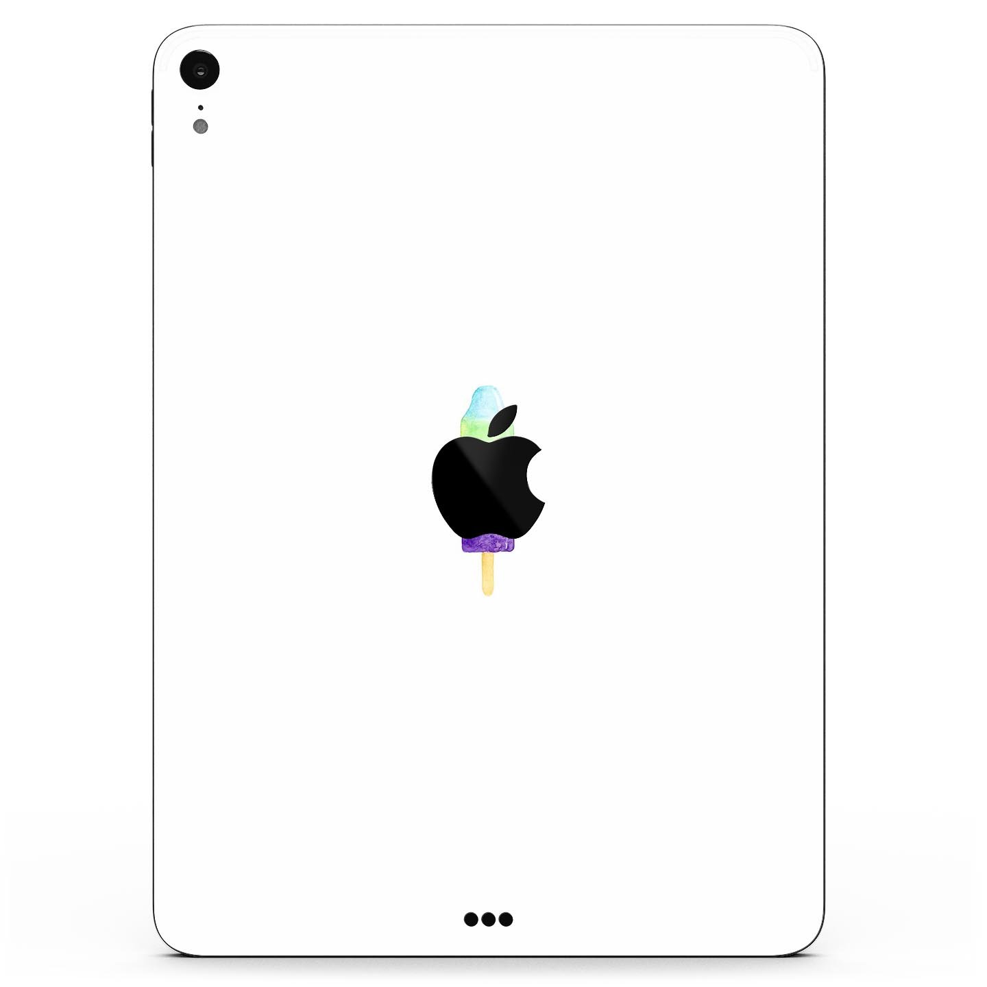 Summer Mode Ice Cream v5 skin decal for Apple iPad Pro, showcasing vibrant colors and a fun design.