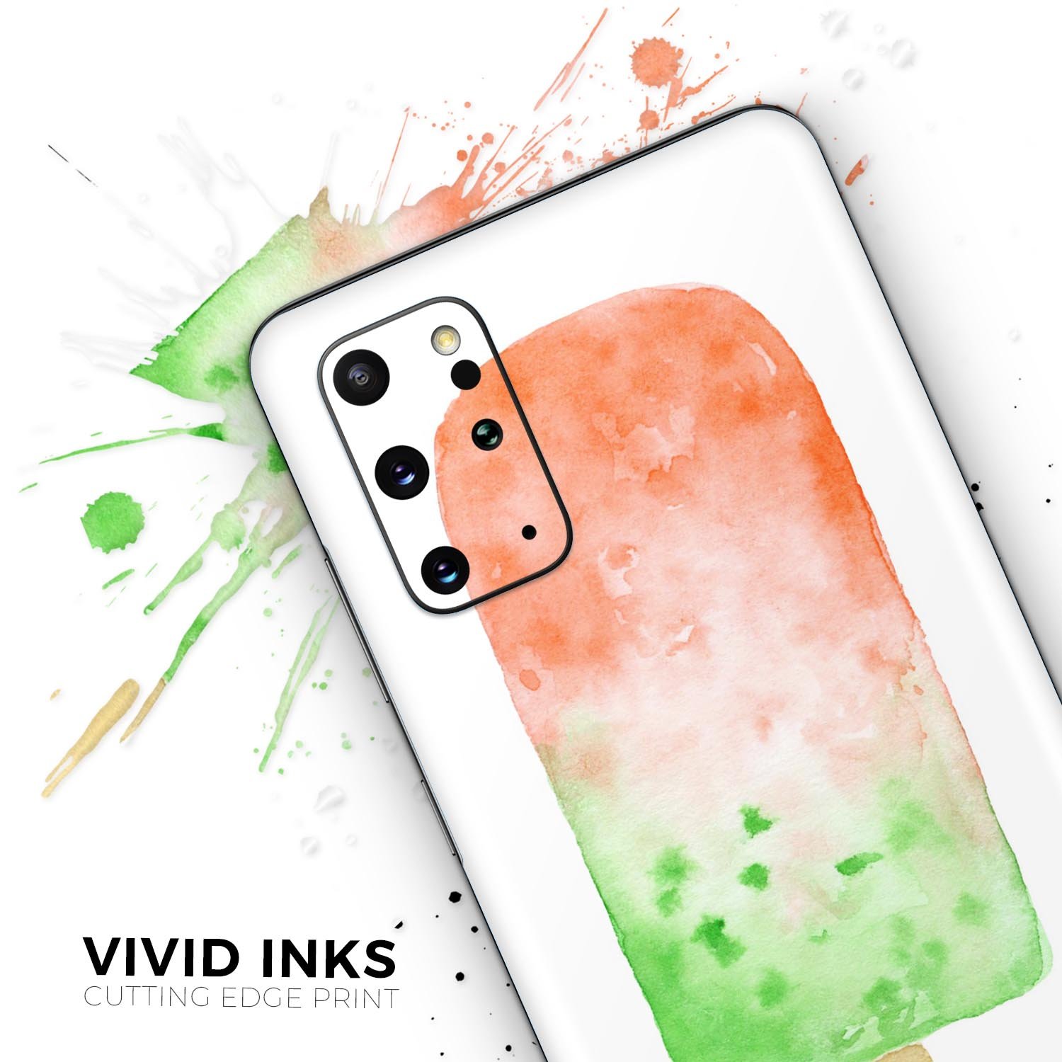 Summer Mode Ice Cream v8 Skin-Kit for Samsung Galaxy S-Series, featuring vibrant colors and a sleek design.