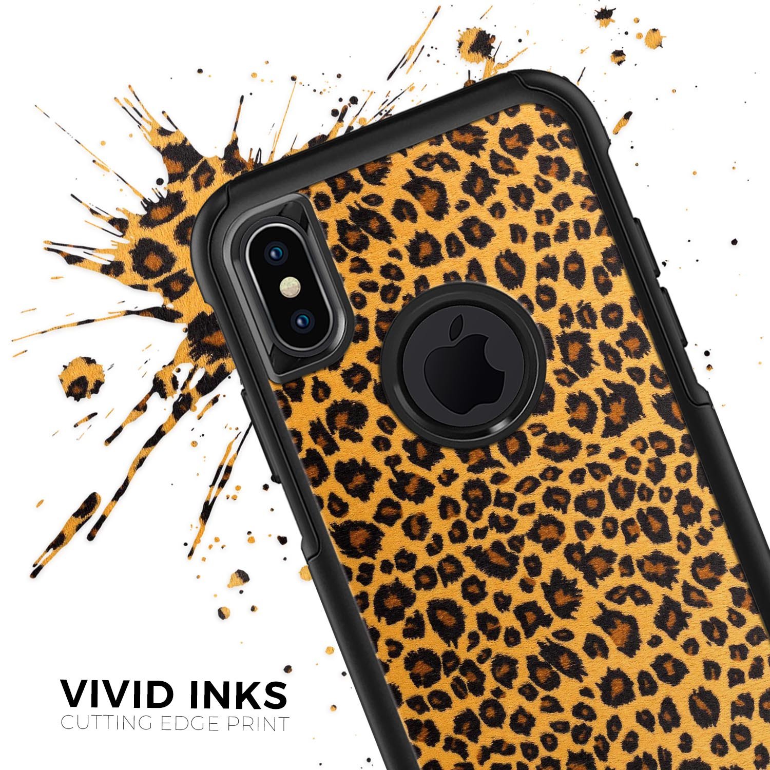 Summer Tiger Fur Skin Kit for iPhone OtterBox Cases featuring a stylish tiger fur design.