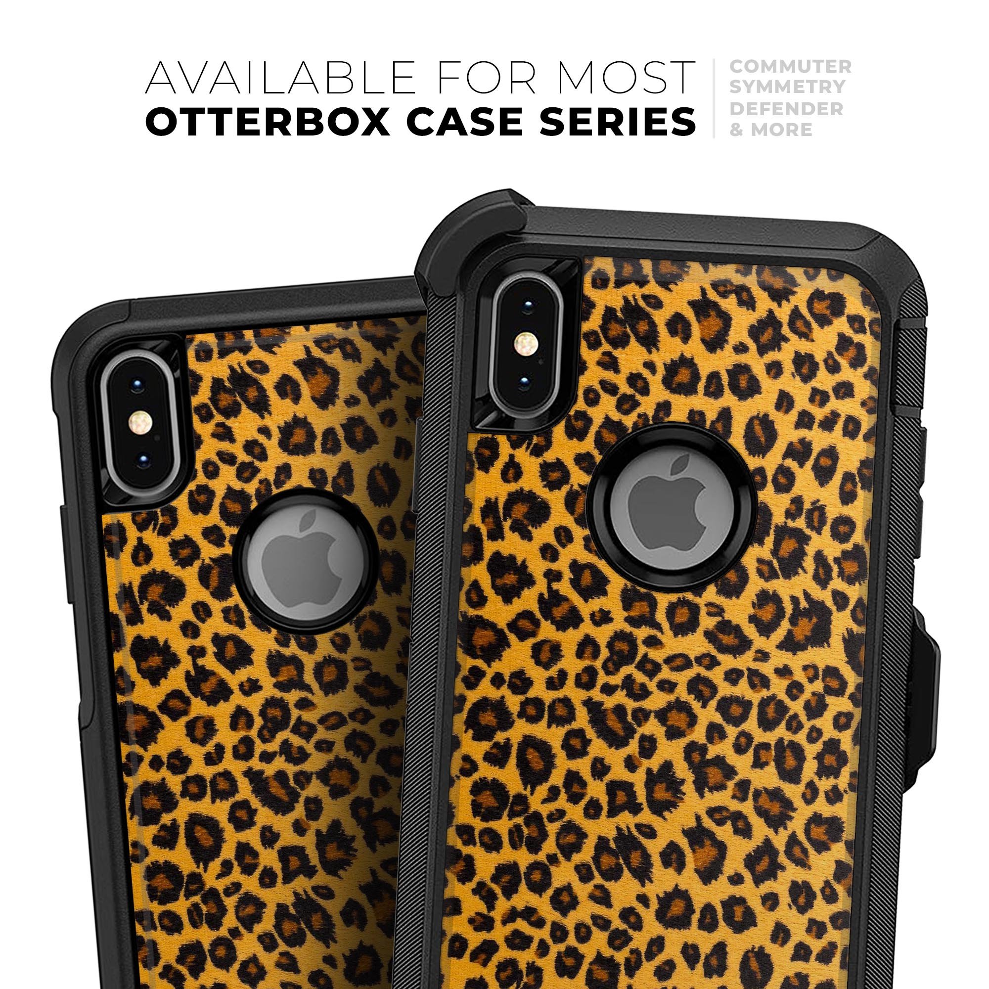 Summer Tiger Fur Skin Kit for iPhone OtterBox Cases featuring a stylish tiger fur design.