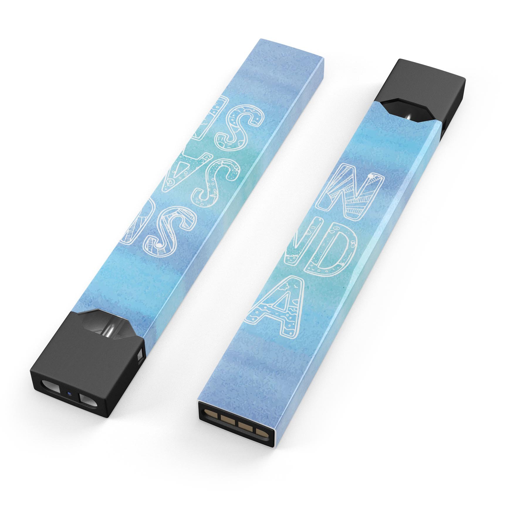 Sun Sand Sea premium decal skin-wrap sticker designed for JUUL vaping device, showcasing vibrant colors and a sleek finish.