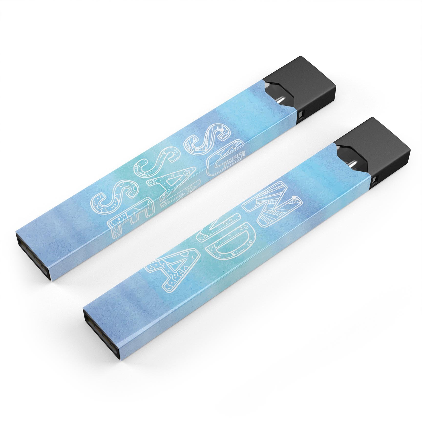 Sun Sand Sea premium decal skin-wrap sticker designed for JUUL vaping device, showcasing vibrant colors and a sleek finish.