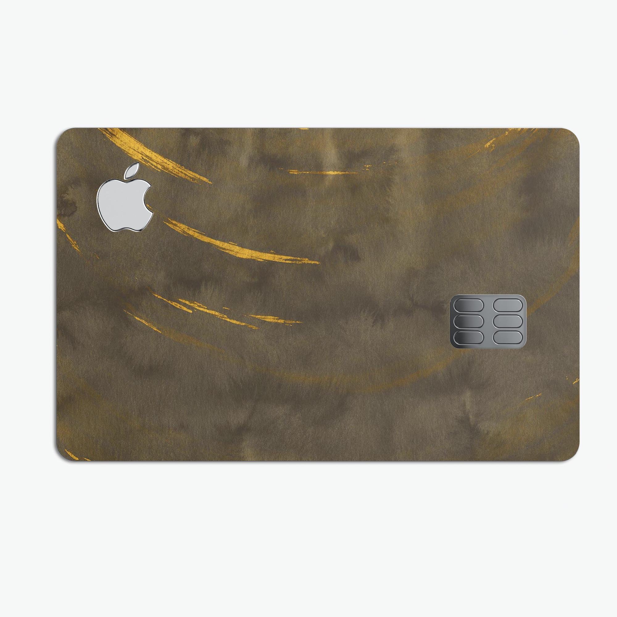 Premium protective decal skin-kit for Apple Card in a stylish design, showcasing bubble-free installation and durable vinyl material.