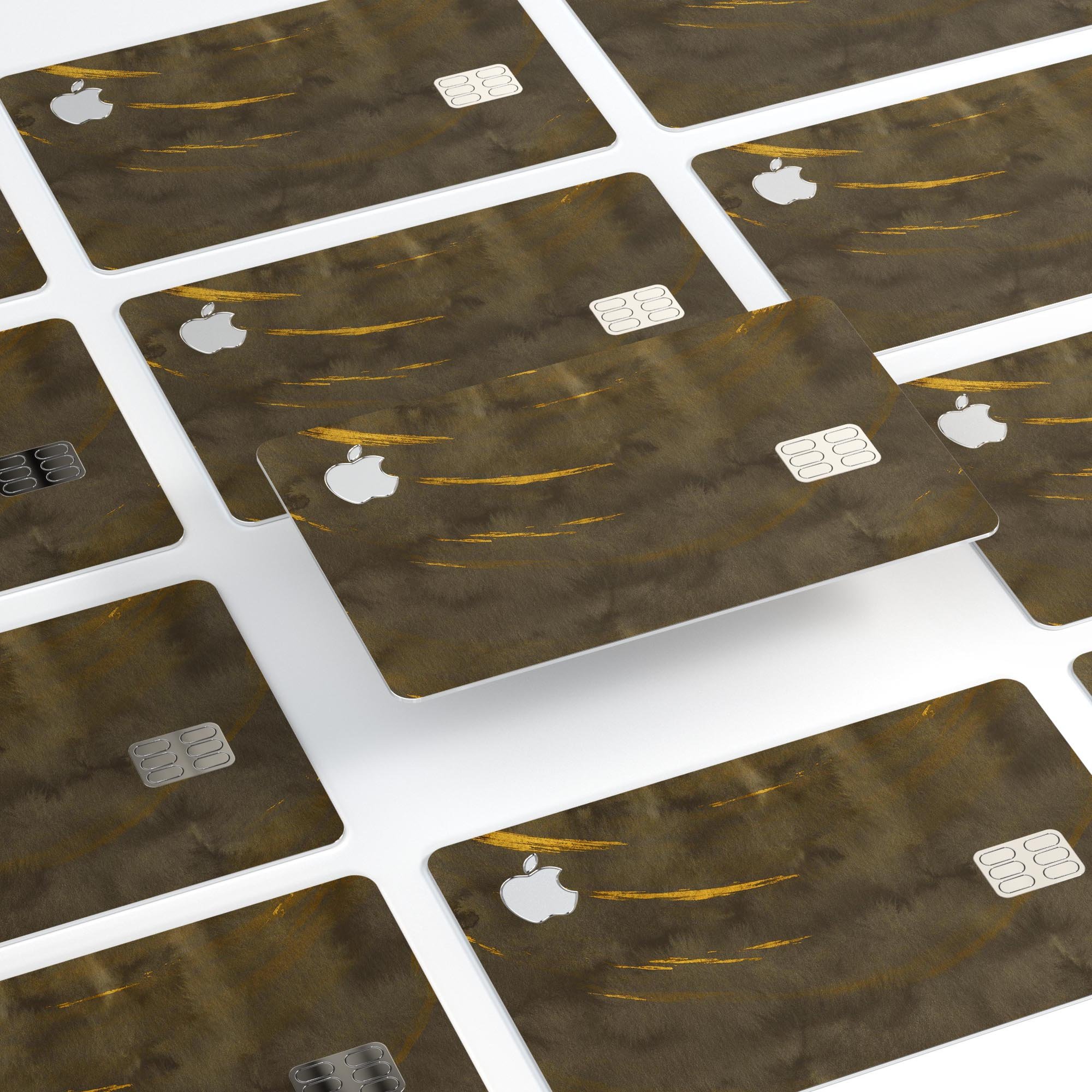 Premium protective decal skin-kit for Apple Card in a stylish design, showcasing bubble-free installation and durable vinyl material.