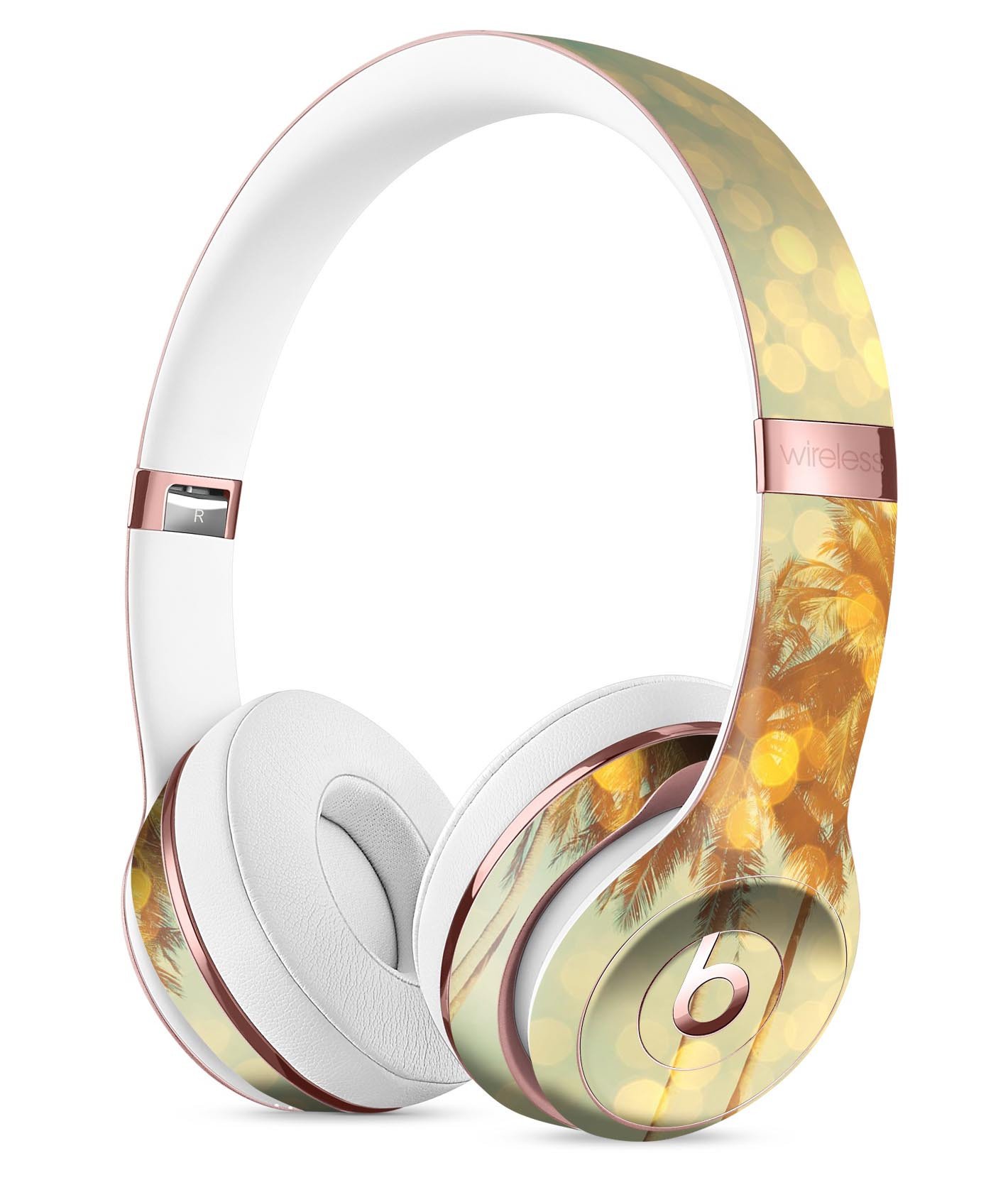 Sun-Kissed Day V2 Full-Body Skin Kit for Beats by Dre Solo 3, showcasing vibrant design and premium vinyl material.