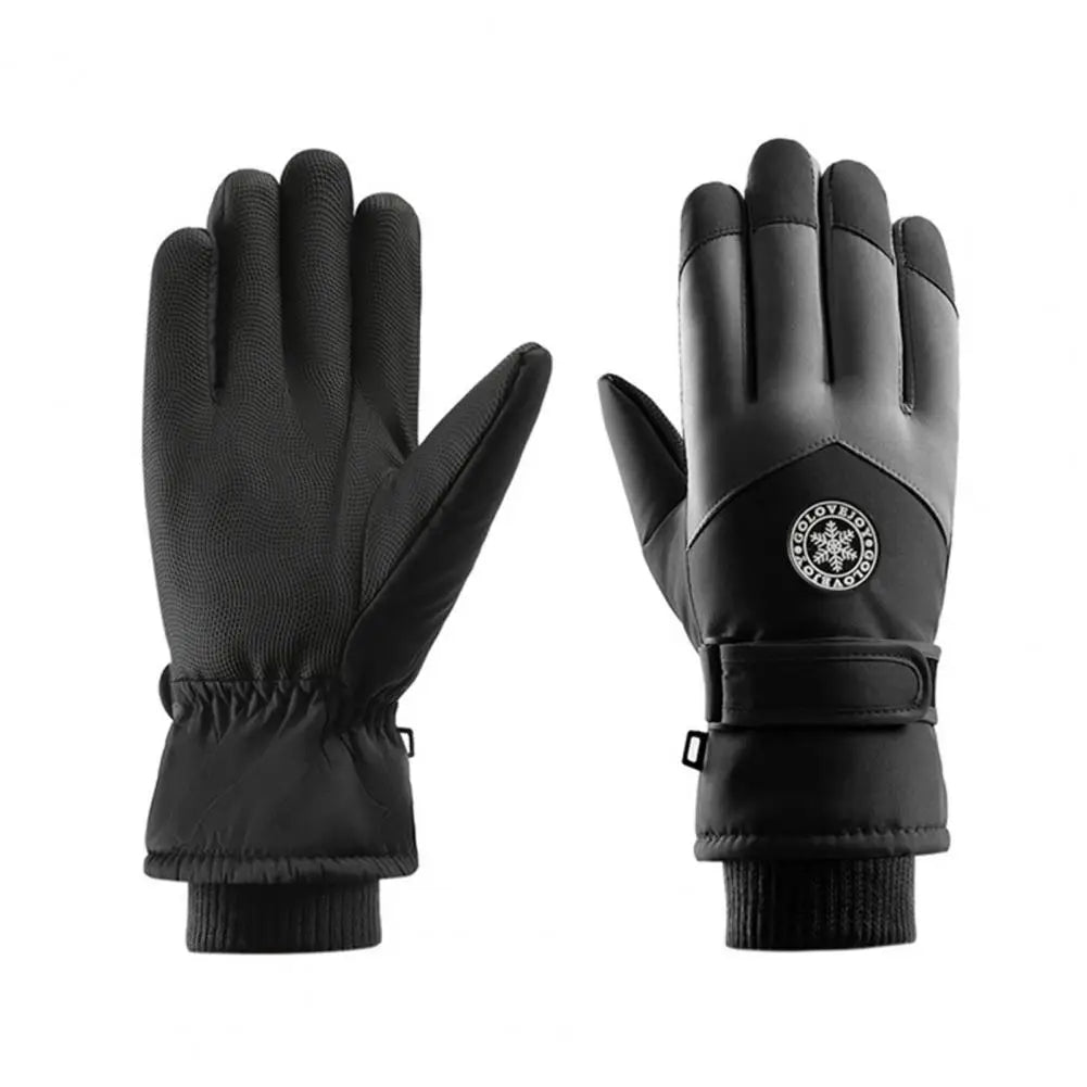 Temperature Locking Gloves for winter cycling, featuring a thickened design, waterproof material, and touch screen compatibility.