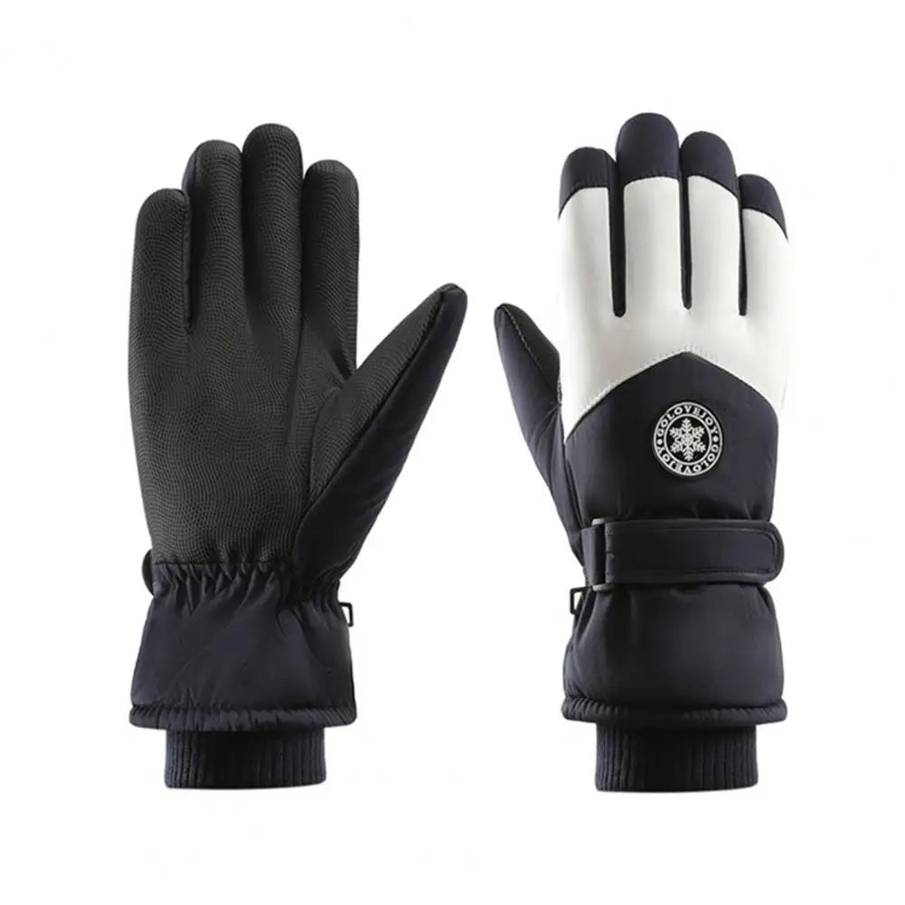 Temperature Locking Gloves for winter cycling, featuring a thickened design, waterproof material, and touch screen compatibility.