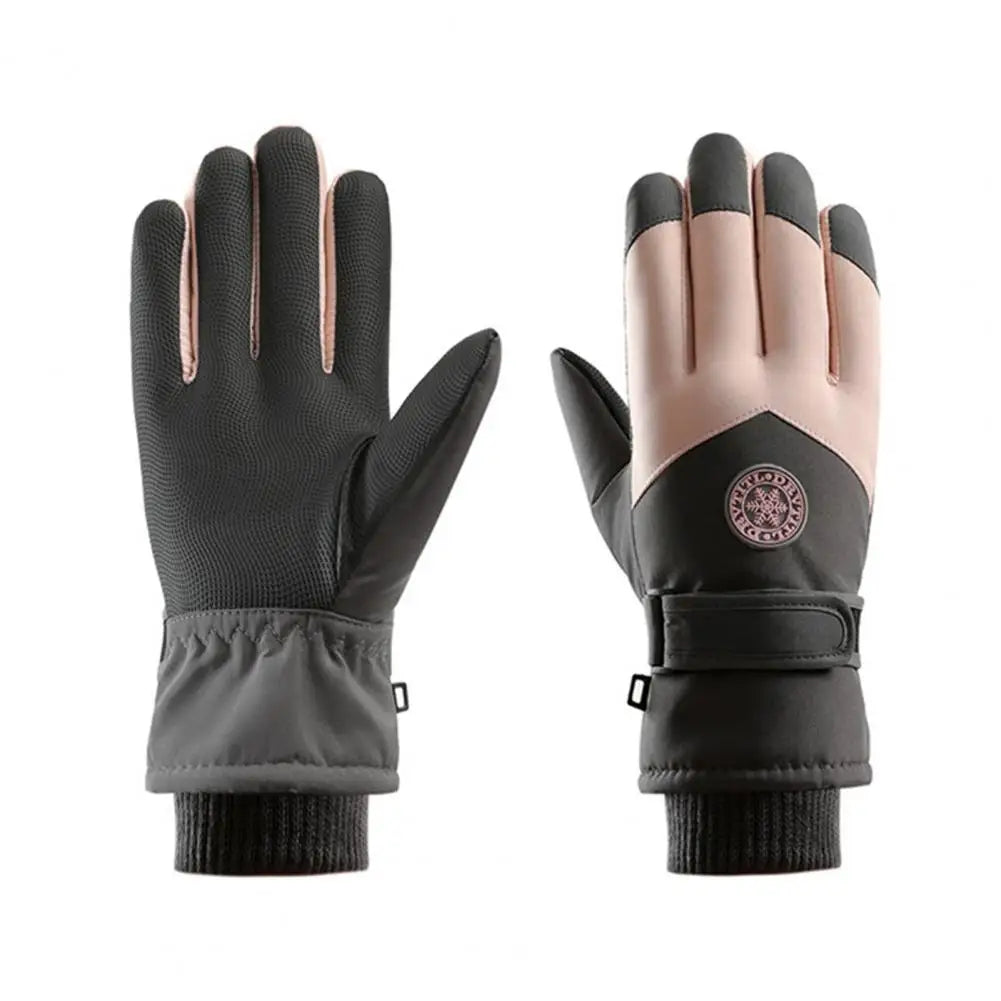 Temperature Locking Gloves for winter cycling, featuring a thickened design, waterproof material, and touch screen compatibility.