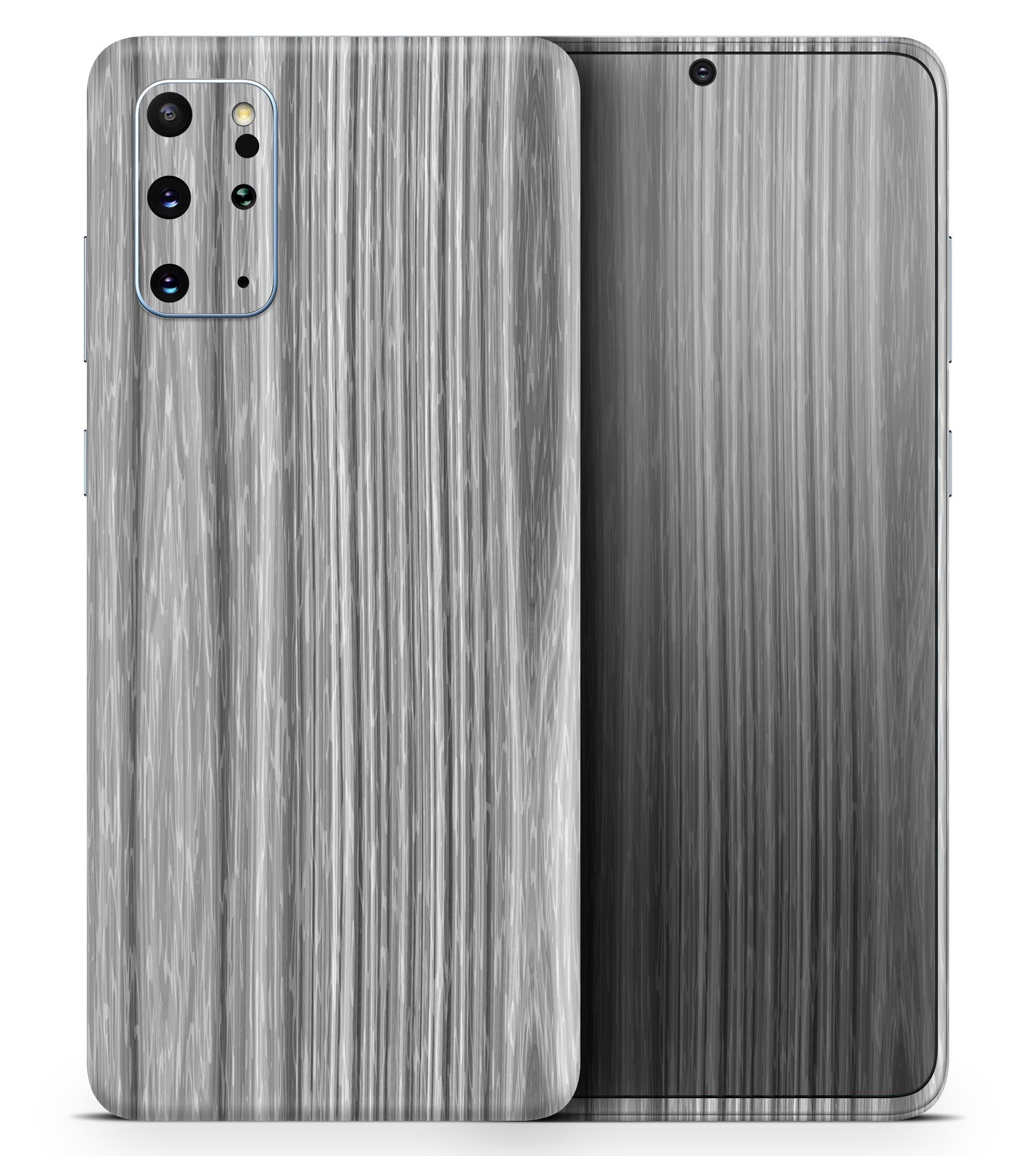 Textured Gray Dyed Surface Skin-Kit for Samsung Galaxy S-Series, showcasing a sleek design and premium vinyl material.