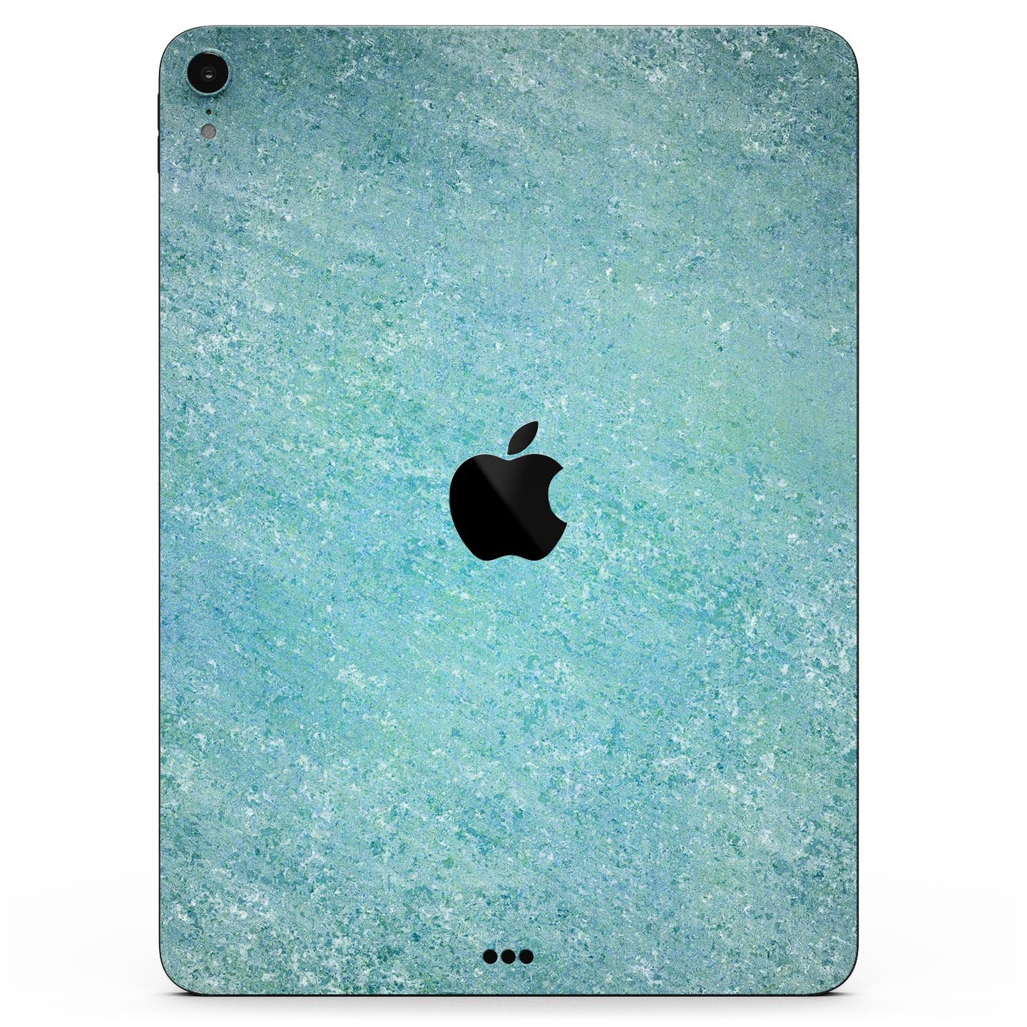 Textured teal surface skin decal for Apple iPad Pro, showcasing its premium quality and design.