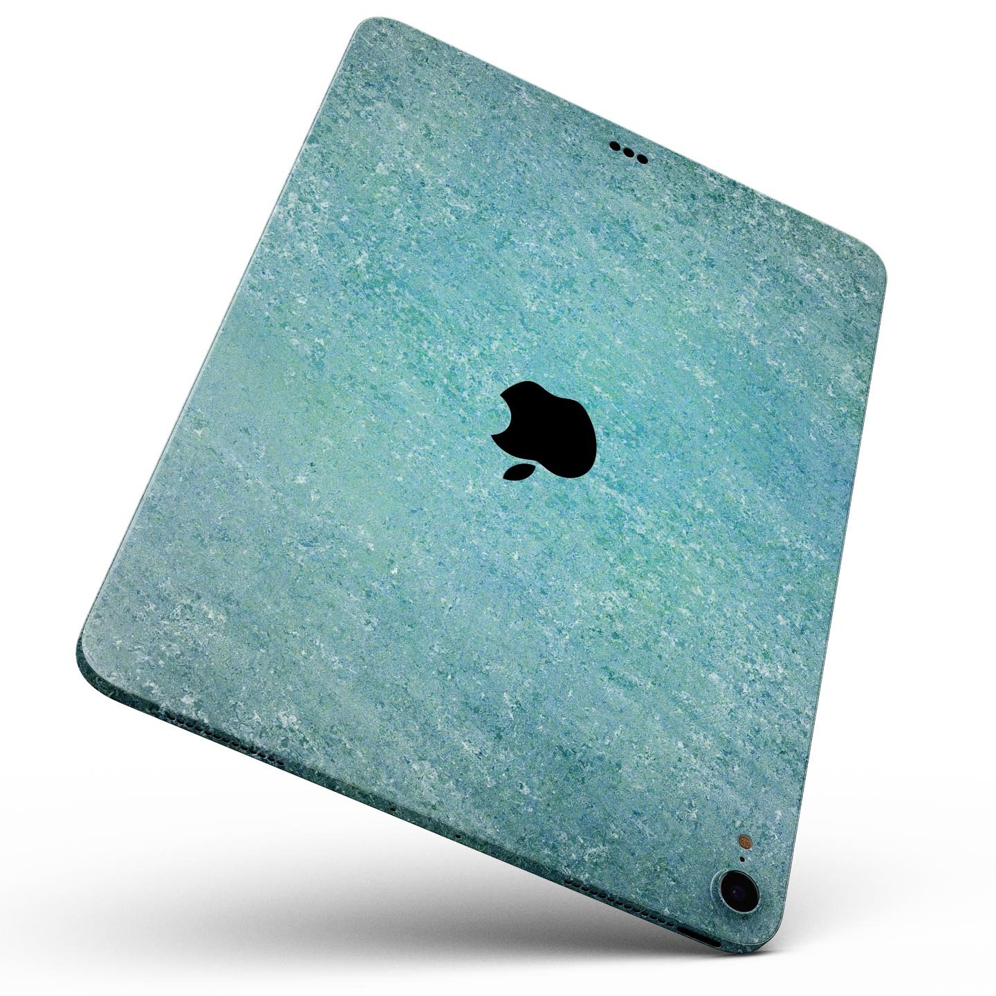 Textured teal surface skin decal for Apple iPad Pro, showcasing its premium quality and design.