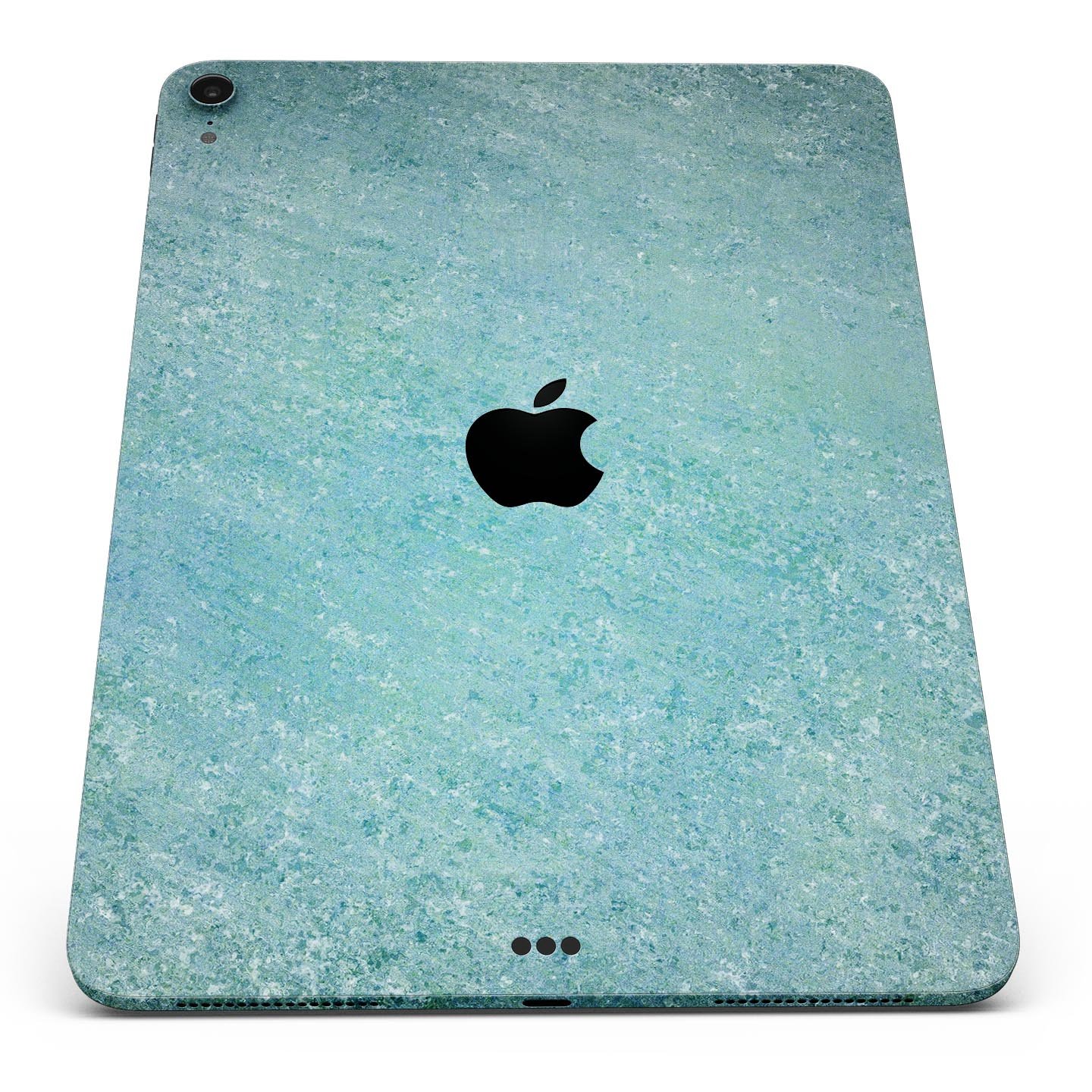 Textured teal surface skin decal for Apple iPad Pro, showcasing its premium quality and design.