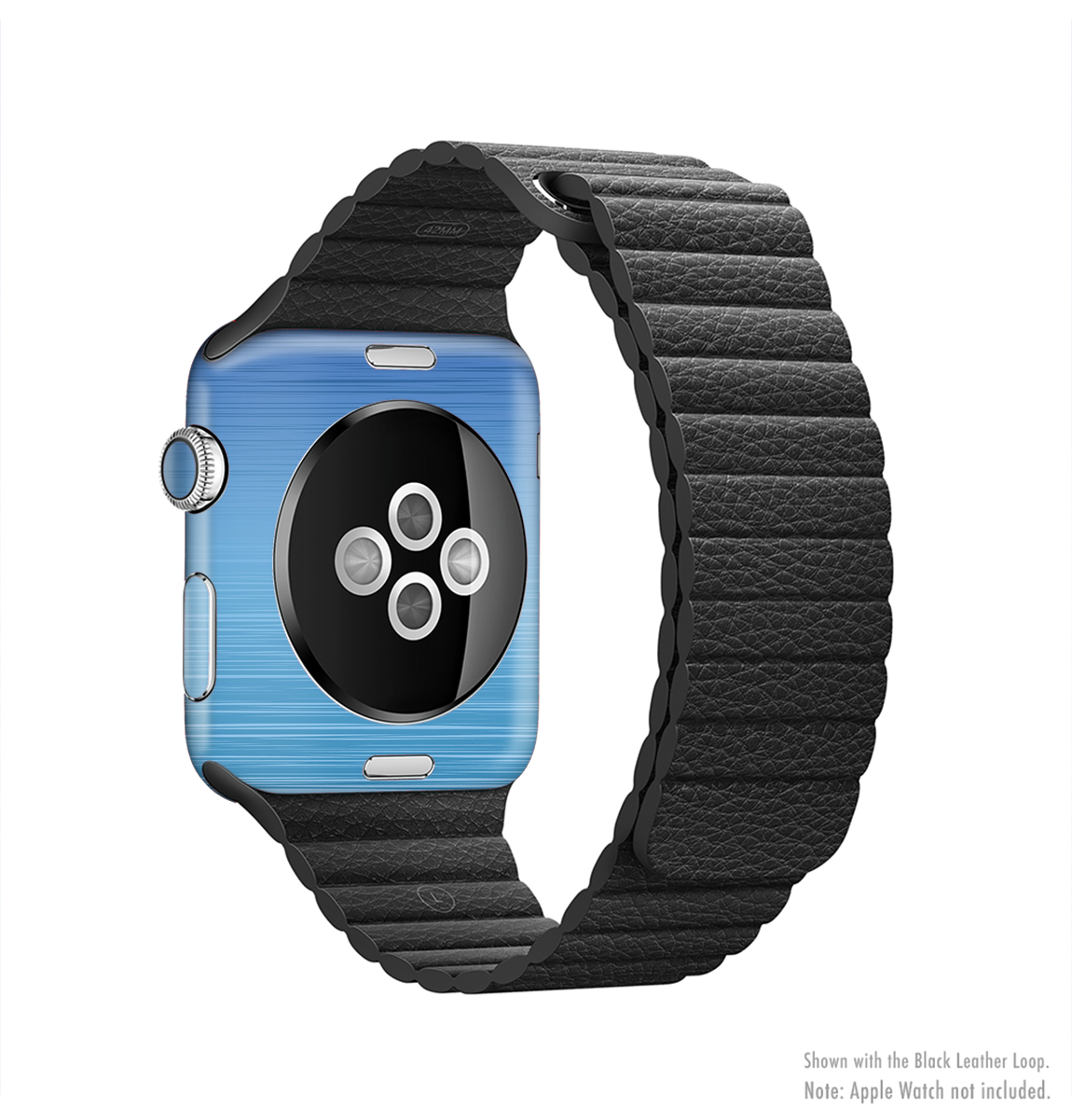 The Calm Water Full-Body Skin Kit for Apple Watch showcasing its sleek design and premium vinyl material.