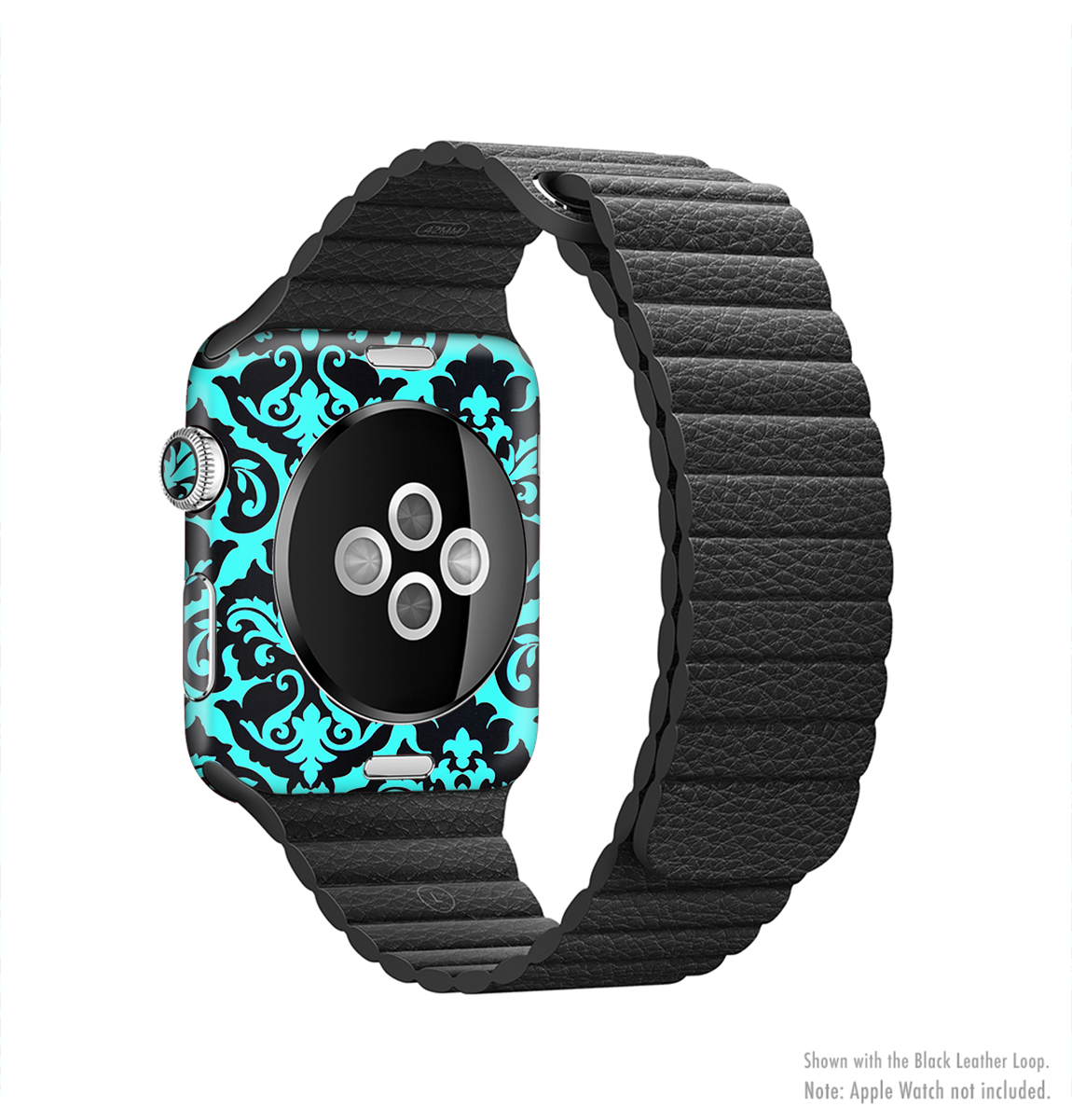 The Delicate Pattern Blank Full-Body Skin Kit for Apple Watch showcasing its stylish design and premium vinyl material.