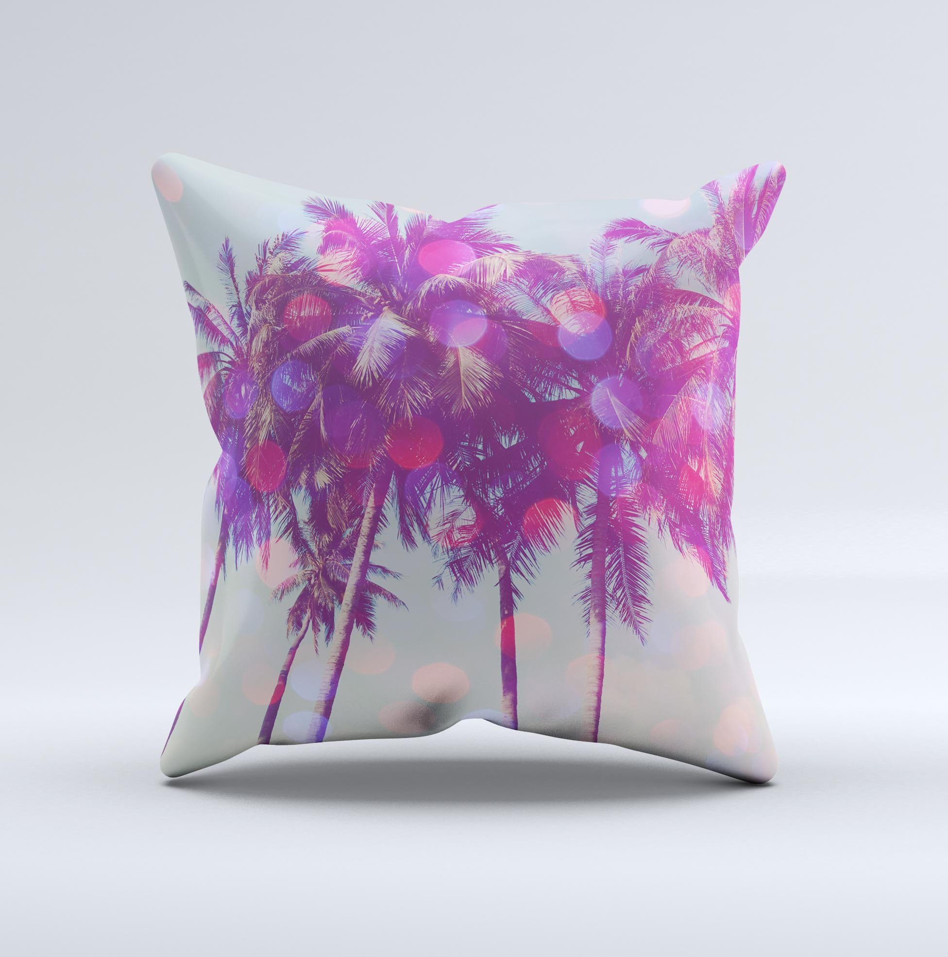 Hollywood Glamour ink-Fuzed Decorative Throw Pillow featuring a unique handcrafted design with vibrant colors, made in Virginia.