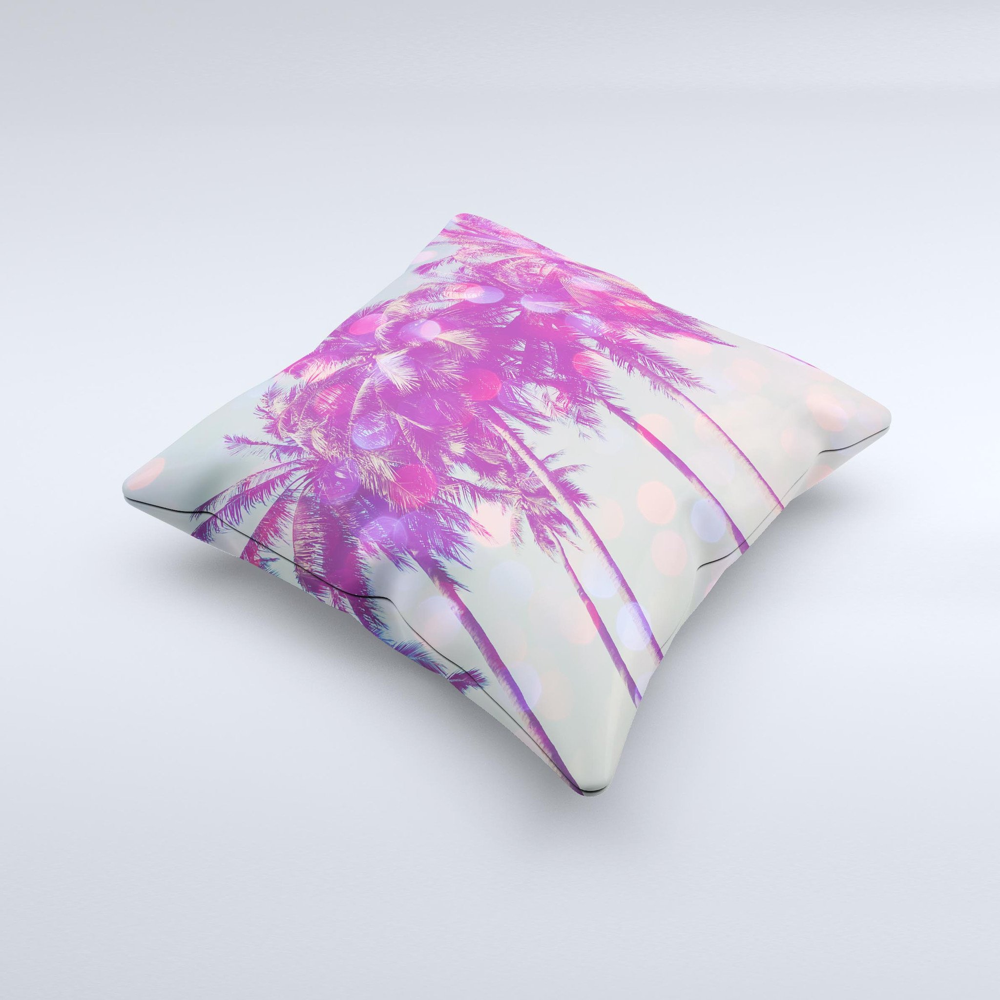 Hollywood Glamour ink-Fuzed Decorative Throw Pillow featuring a unique handcrafted design with vibrant colors, made in Virginia.