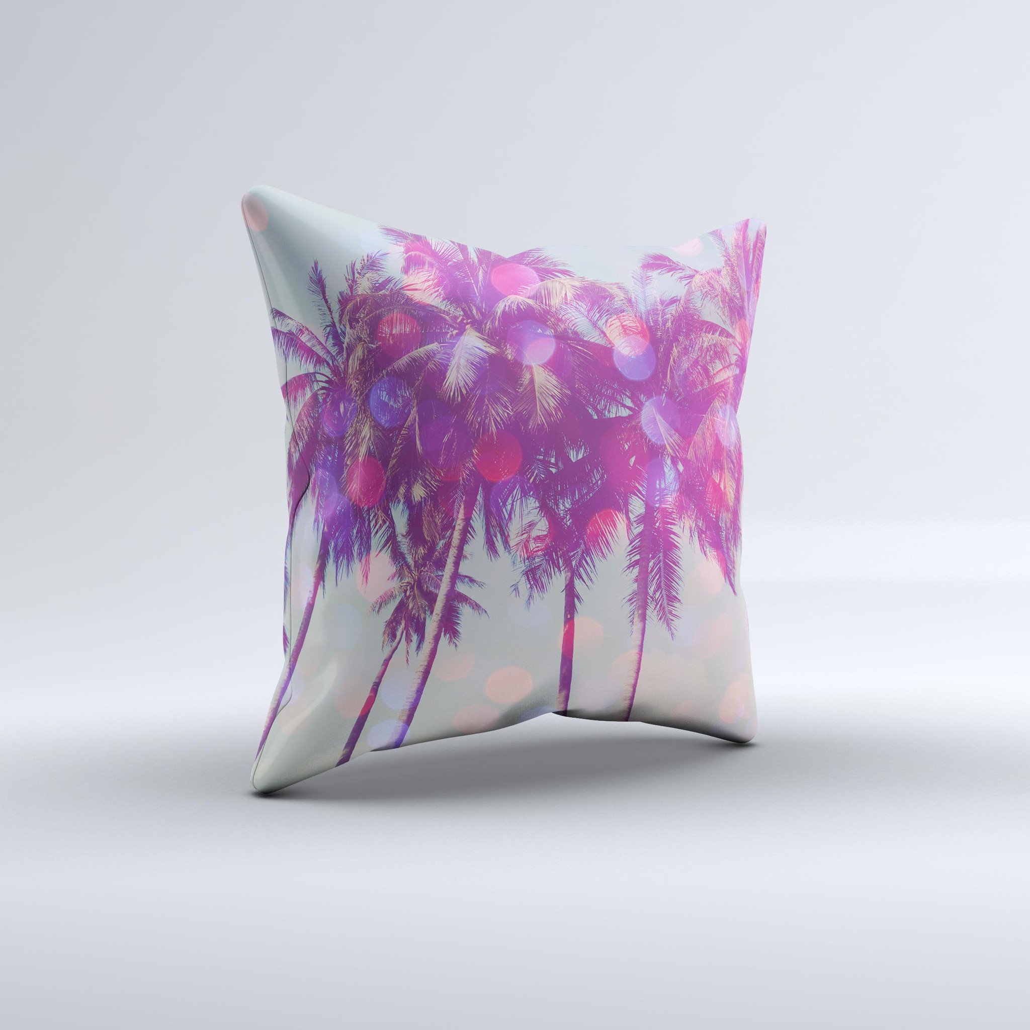 Hollywood Glamour ink-Fuzed Decorative Throw Pillow featuring a unique handcrafted design with vibrant colors, made in Virginia.