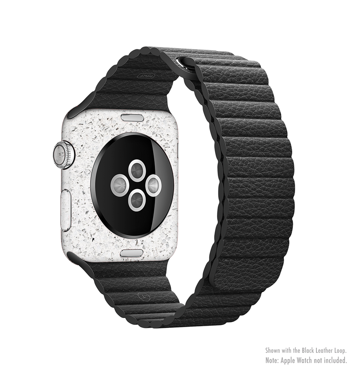 The Quarts Surface Full-Body Skin Kit for Apple Watch showcasing its stylish design and premium vinyl material.