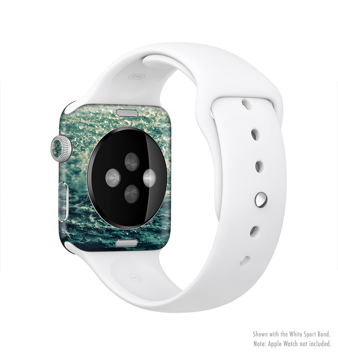 The Rough Water Full-Body Skin Kit for Apple Watch, showcasing a sleek design and premium vinyl material for protection.