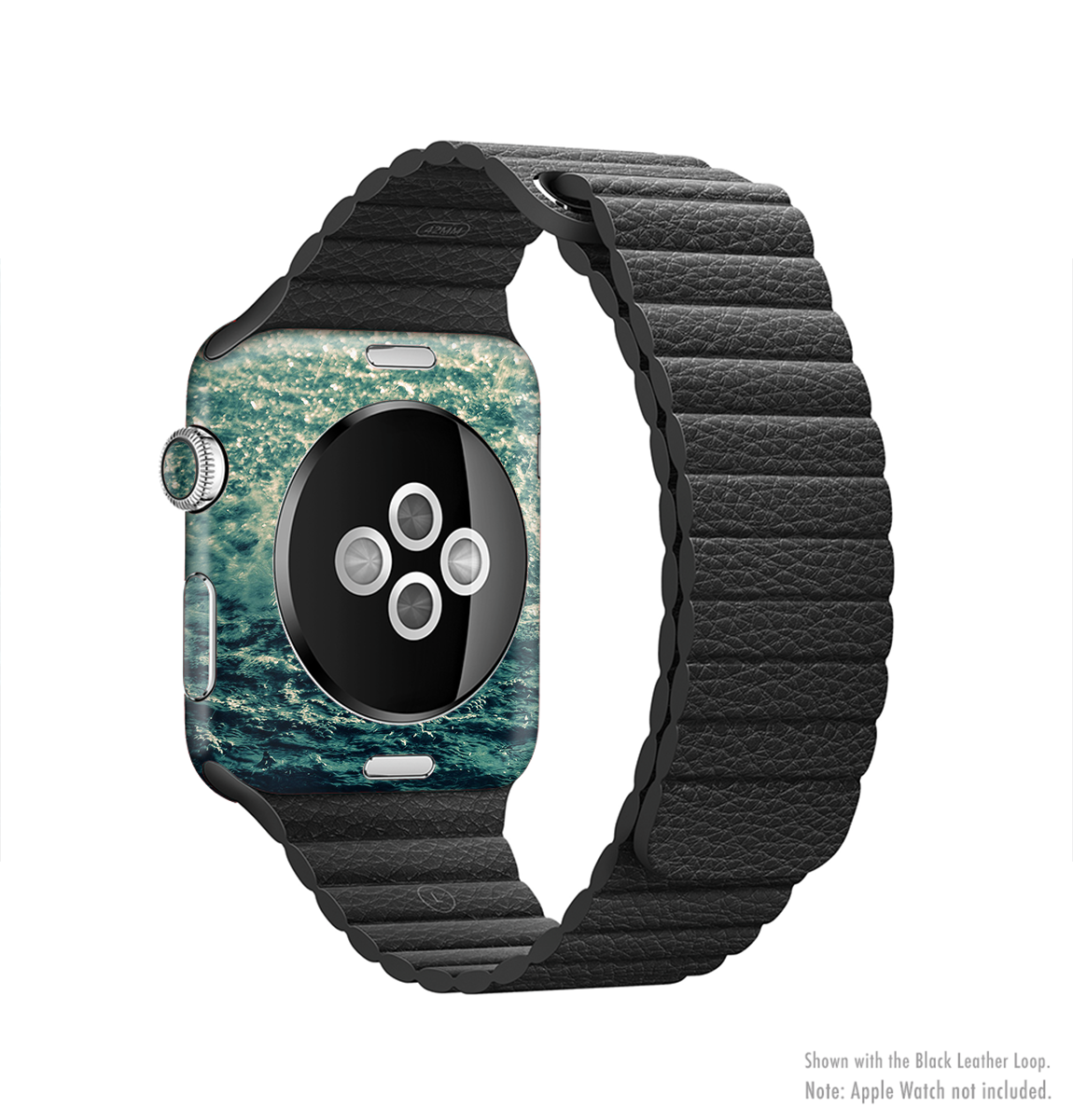 The Rough Water Full-Body Skin Kit for Apple Watch, showcasing a sleek design and premium vinyl material for protection.