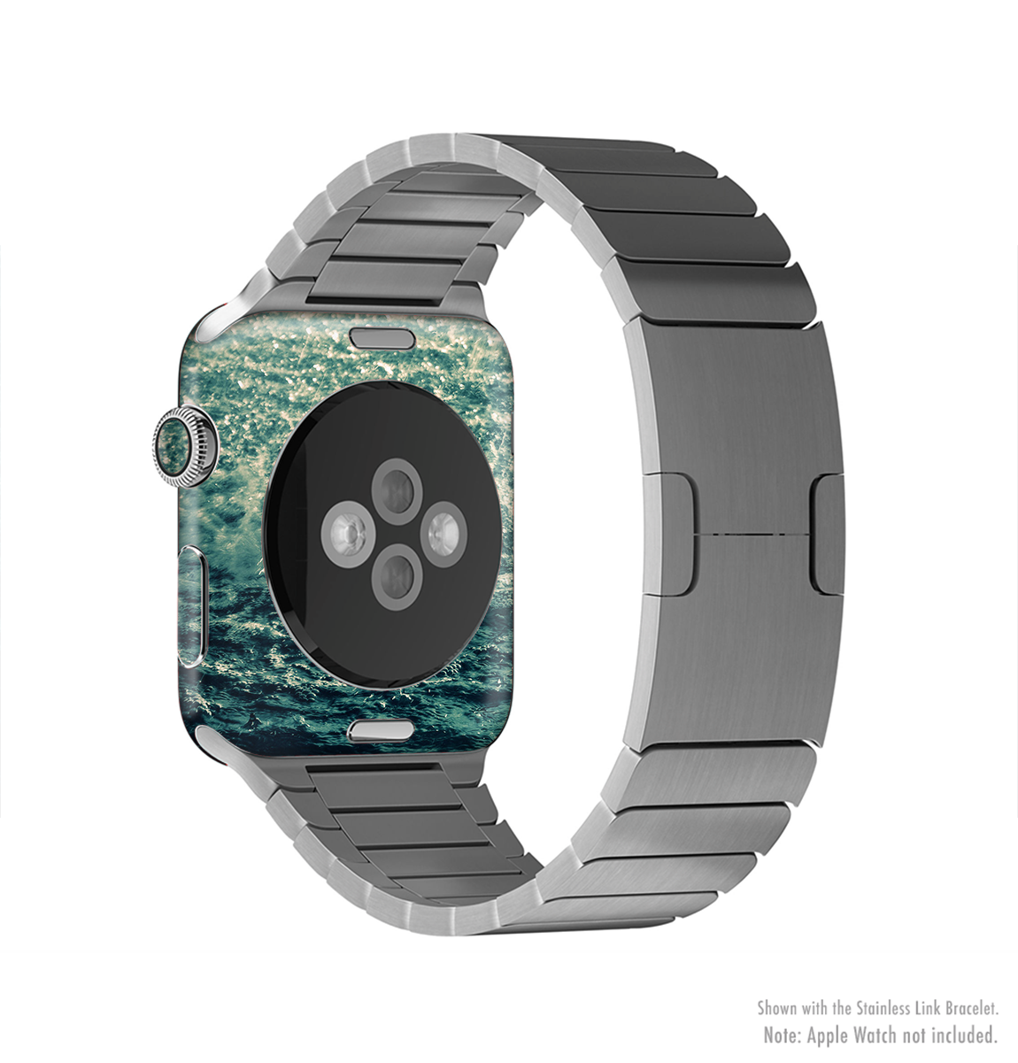 The Rough Water Full-Body Skin Kit for Apple Watch, showcasing a sleek design and premium vinyl material for protection.