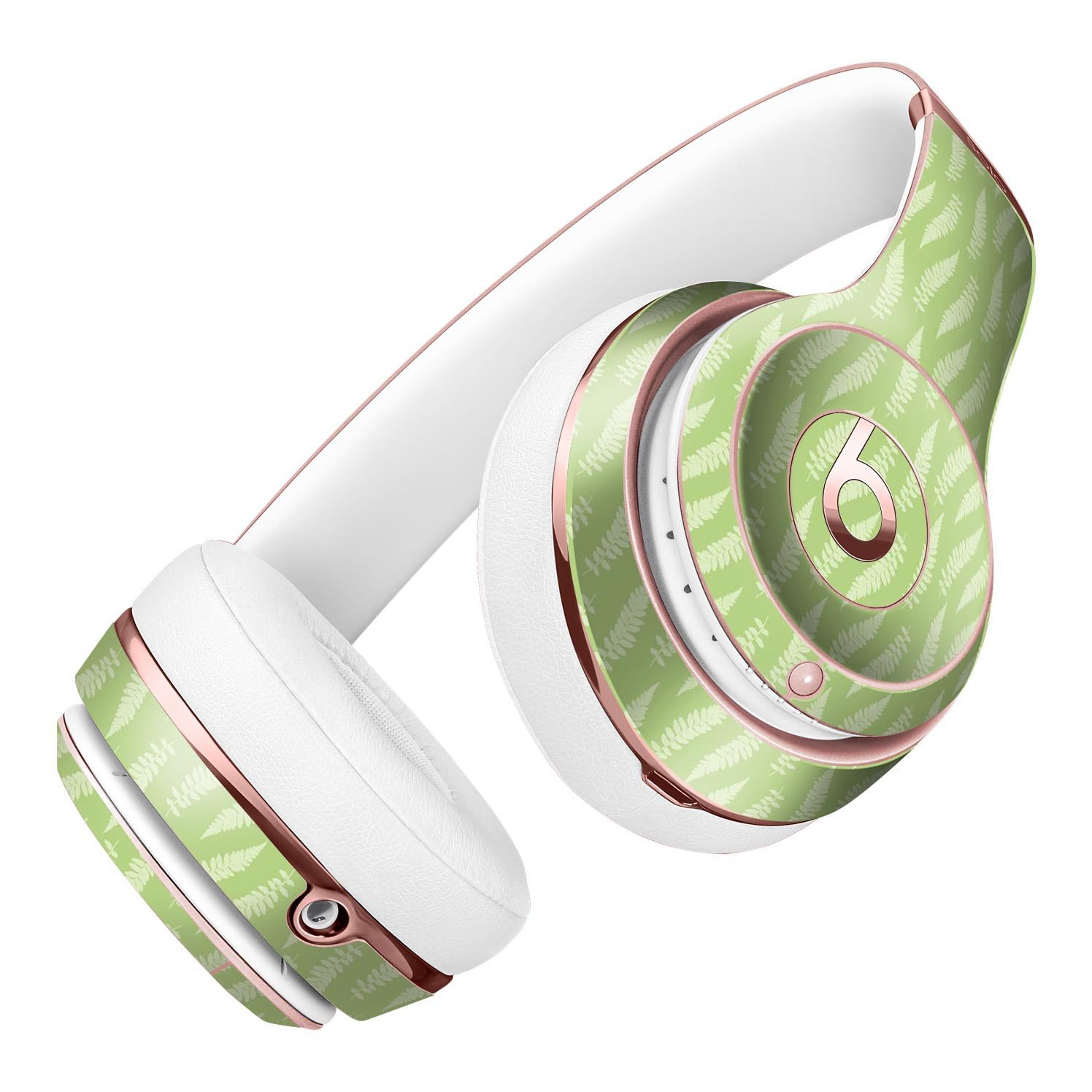 Sage Strands of Grass Full-Body Skin Kit for Beats by Dre Solo 3 Wireless Headphones, showcasing vibrant design and premium vinyl material.