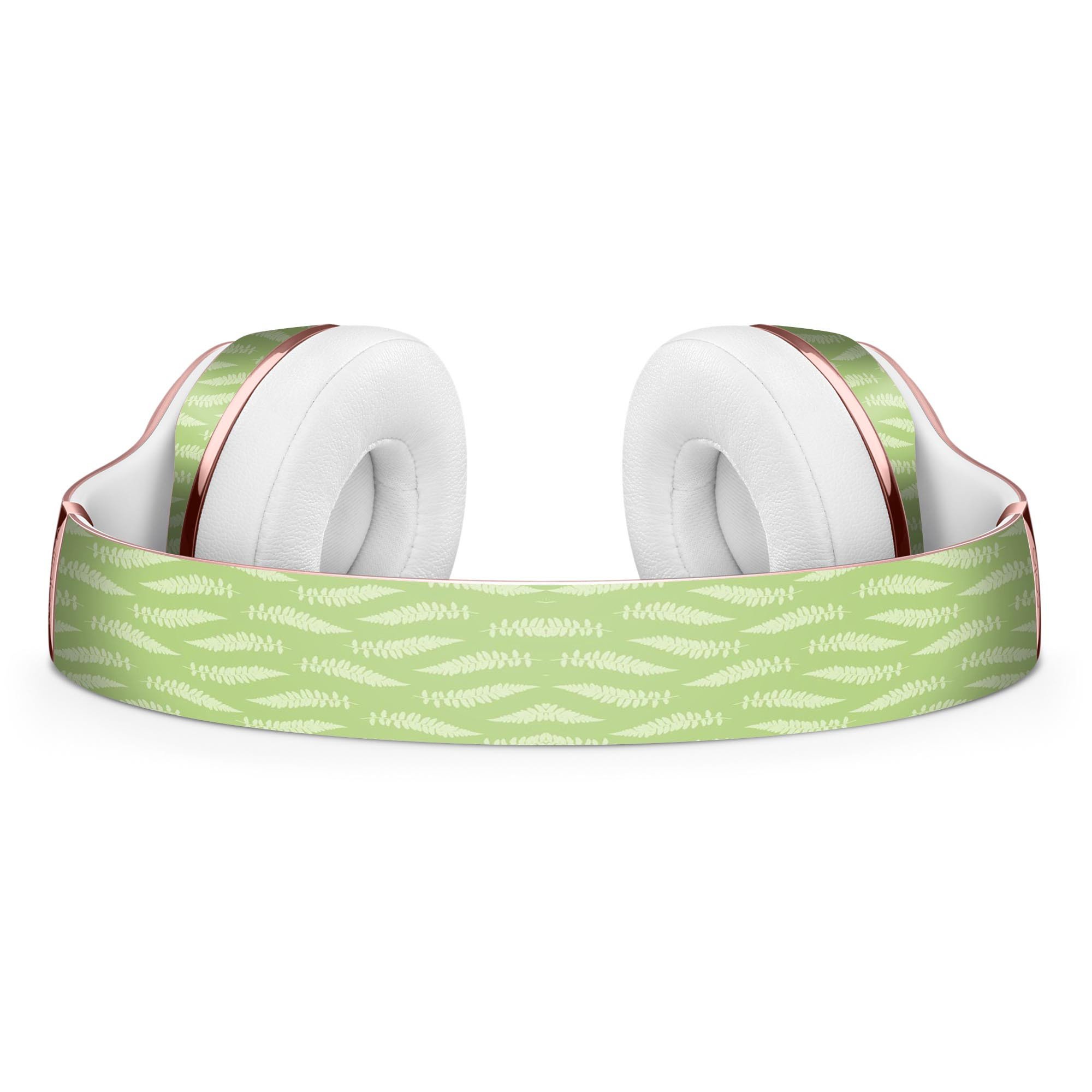 Sage Strands of Grass Full-Body Skin Kit for Beats by Dre Solo 3 Wireless Headphones, showcasing vibrant design and premium vinyl material.