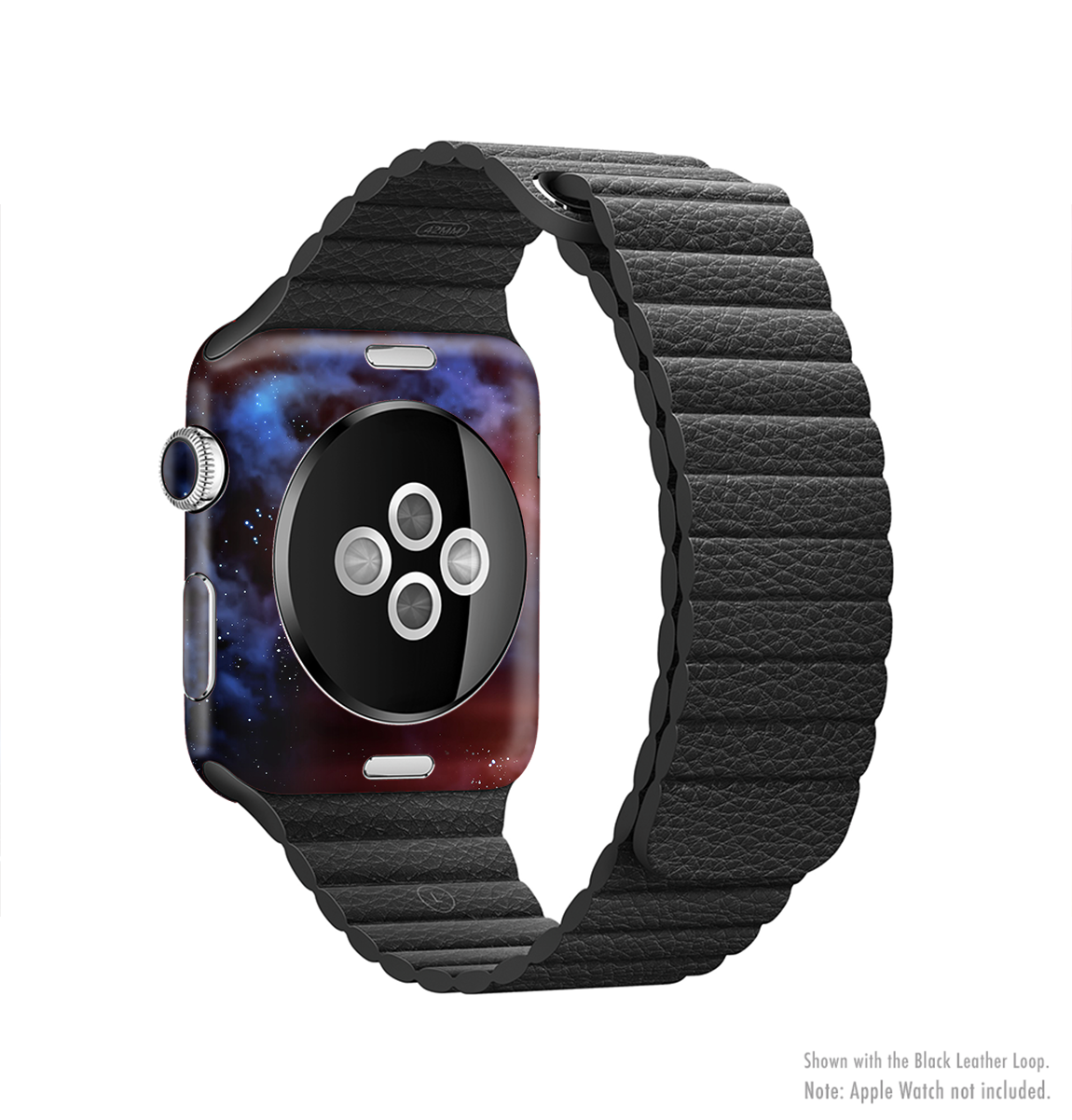 Super Nova Neon Explosion Full-Body Skin Kit for Apple Watch showcasing vibrant colors and sleek design.