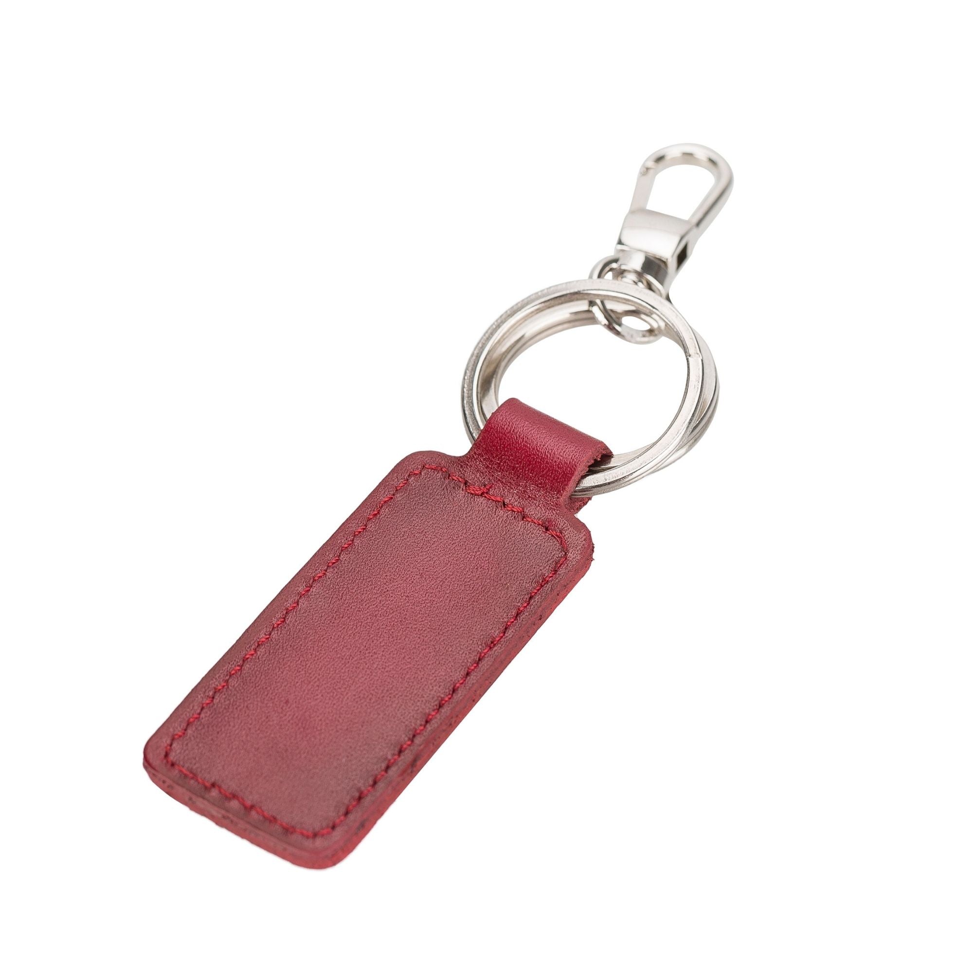 Thermopolis Handmade Genuine Leather Keychains in various colors showcasing premium quality and craftsmanship.