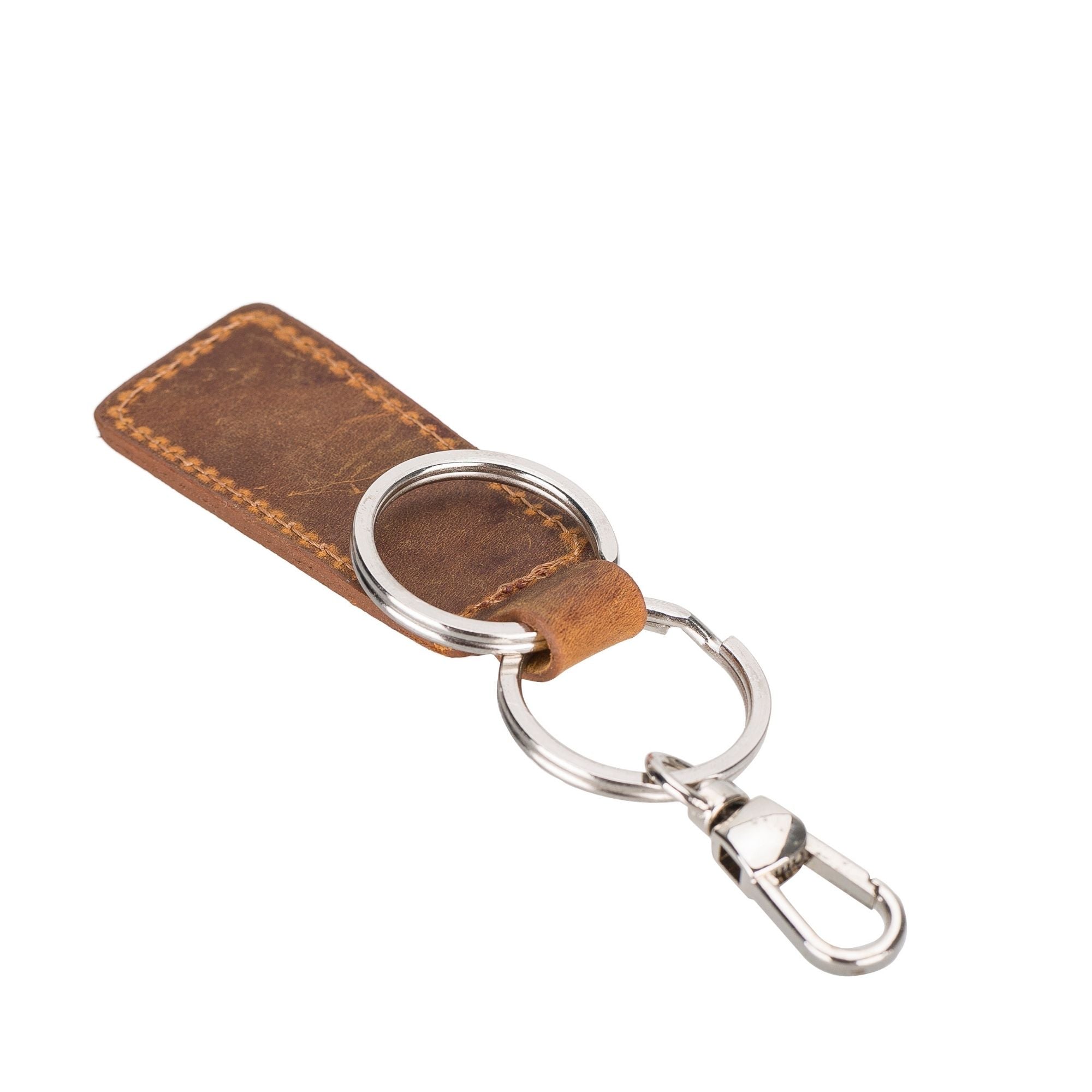 Thermopolis Handmade Genuine Leather Keychains in various colors showcasing premium quality and craftsmanship.