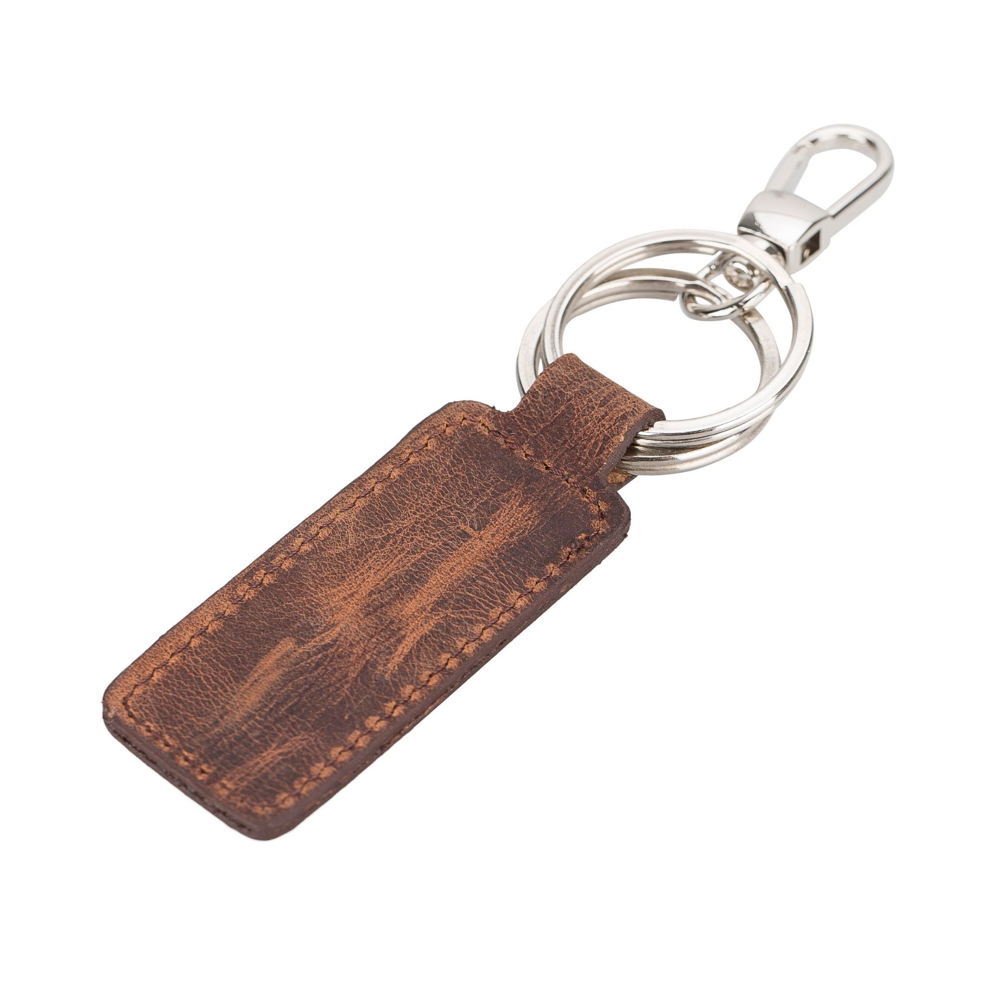 Thermopolis Handmade Genuine Leather Keychains in various colors showcasing premium quality and craftsmanship.