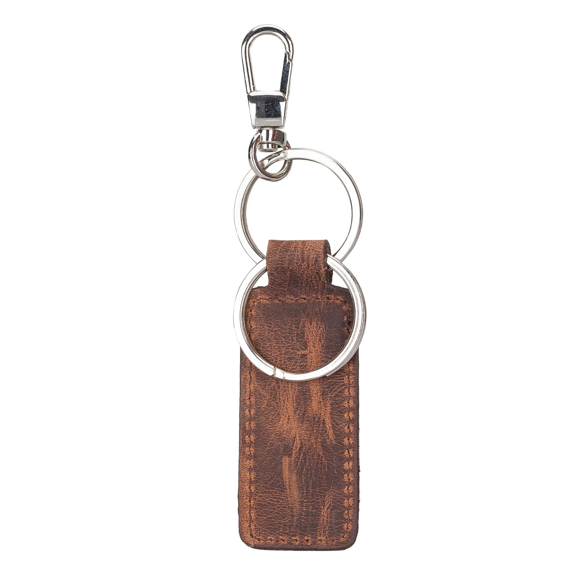 Thermopolis Handmade Genuine Leather Keychains in various colors showcasing premium quality and craftsmanship.